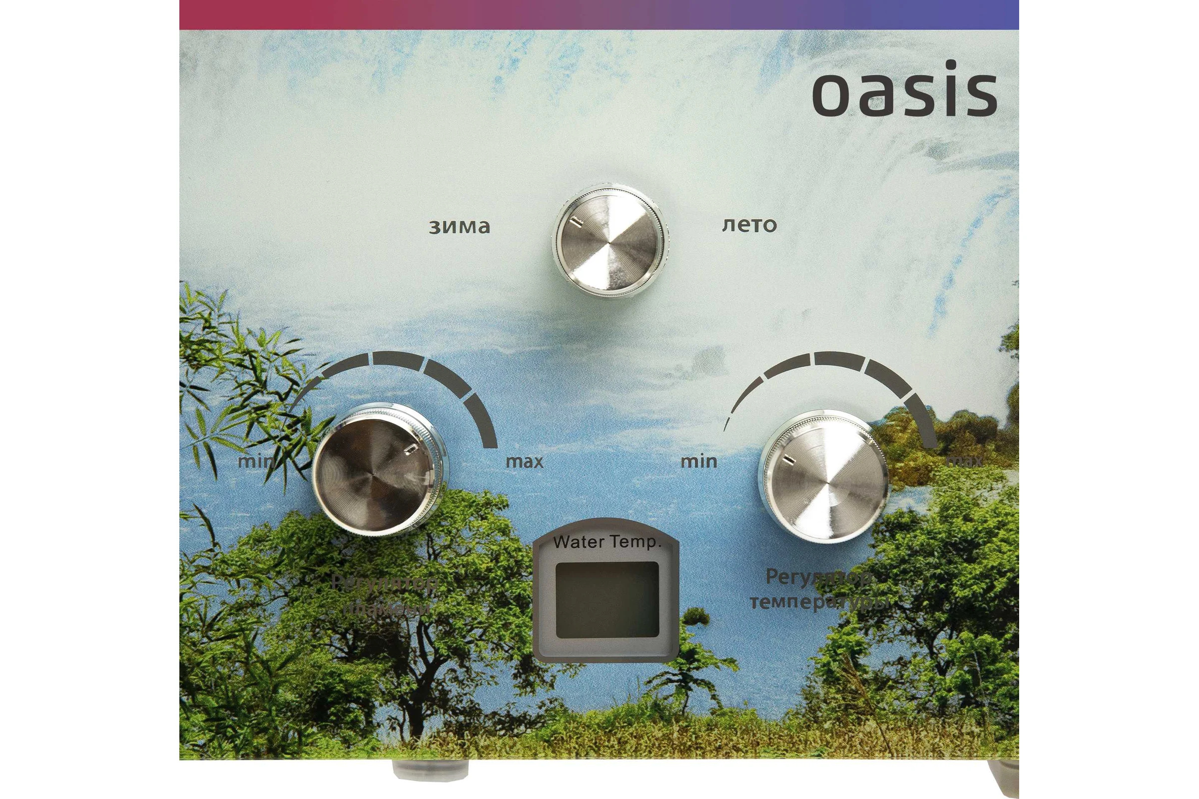 Газовый проточный водонагреватель Oasis Glass 20 VG