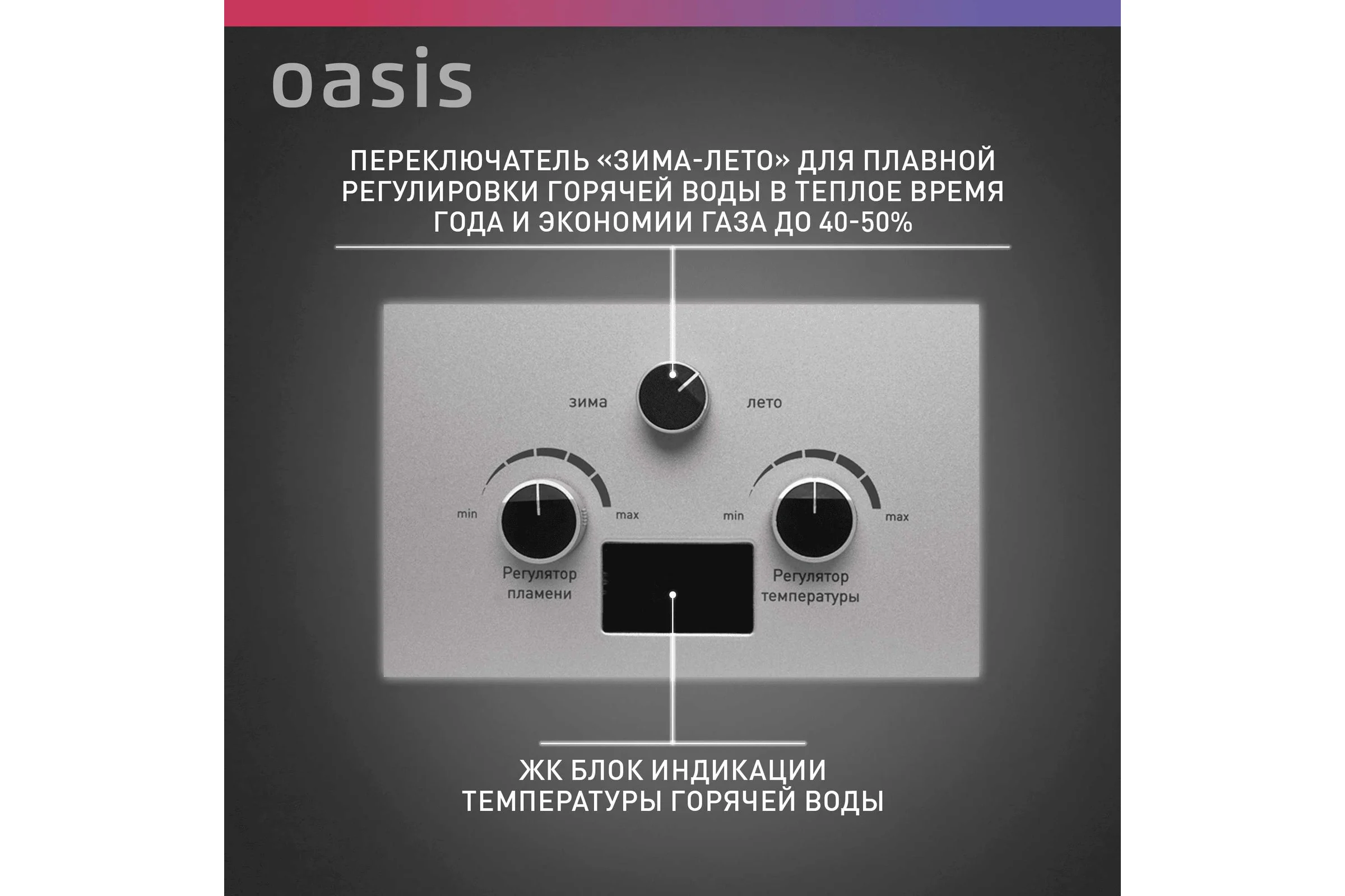 Газовый проточный водонагреватель Oasis OR - 20S 4670004230060