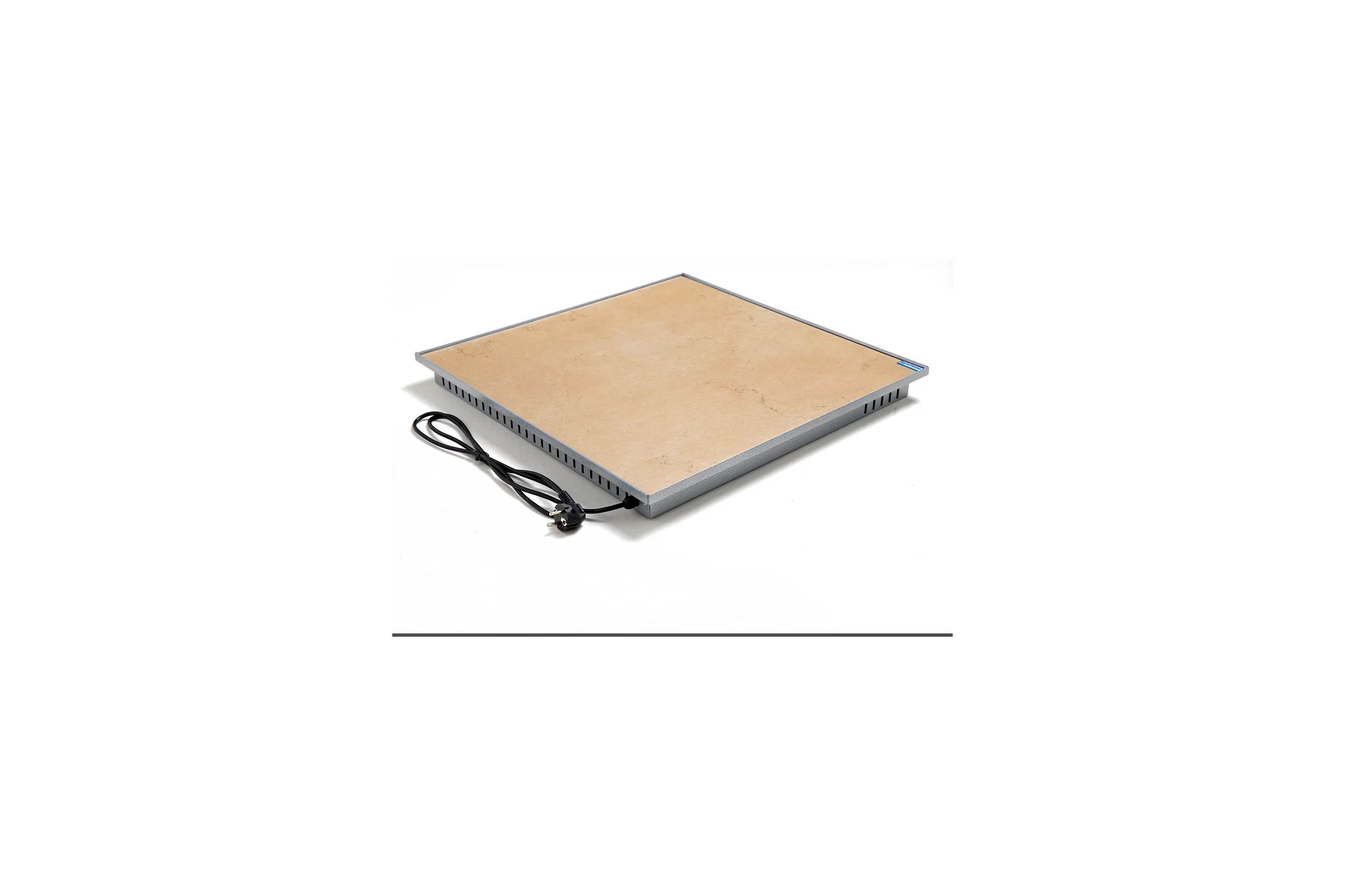 Керамический настенный энергосберегающий обогреватель Normand 400 М с механическим терморегулятором бежево-серый 012-619