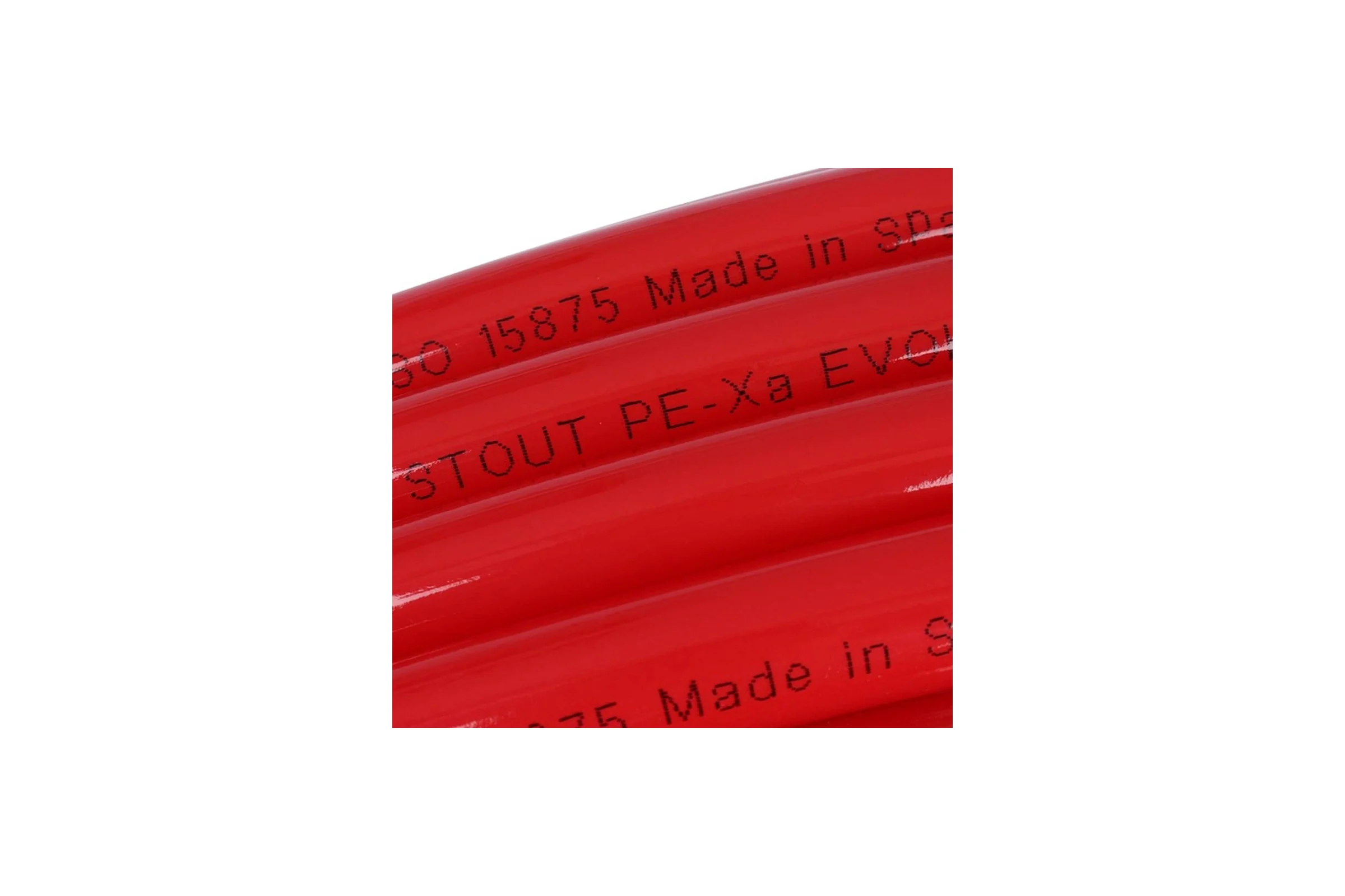 Труба из сшитого полиэтилена с кислородным слоем STOUT PEX-a 20х2,0 бухта 100 м красная SPX-0002-002020