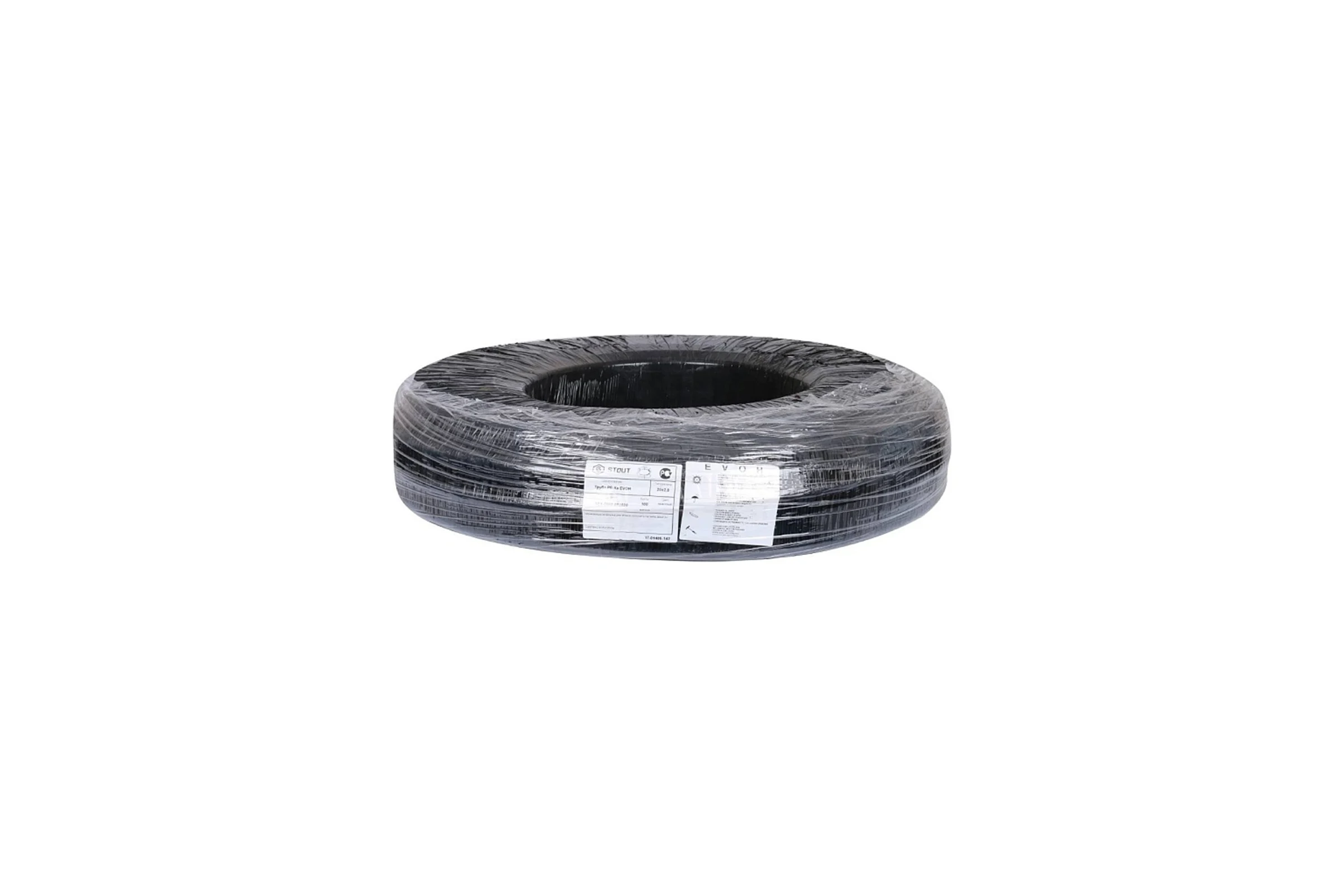 Труба из сшитого полиэтилена с кислородным слоем STOUT PEX-a 20х2,0 бухта 100 м красная SPX-0002-002020