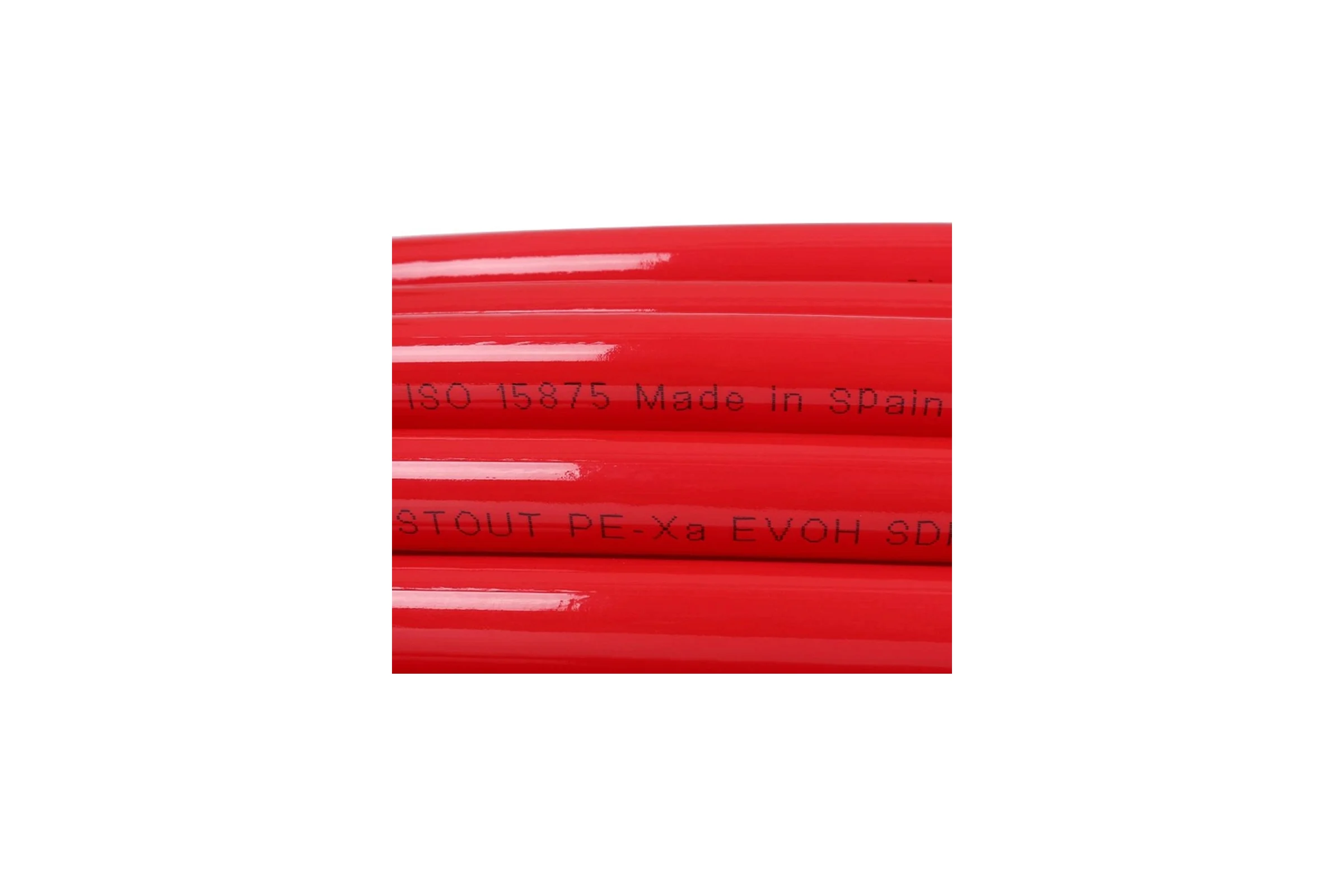 Труба из сшитого полиэтилена с кислородным слоем STOUT PEX-a 20х2,0 бухта 240 м красная SPX-0002-242020