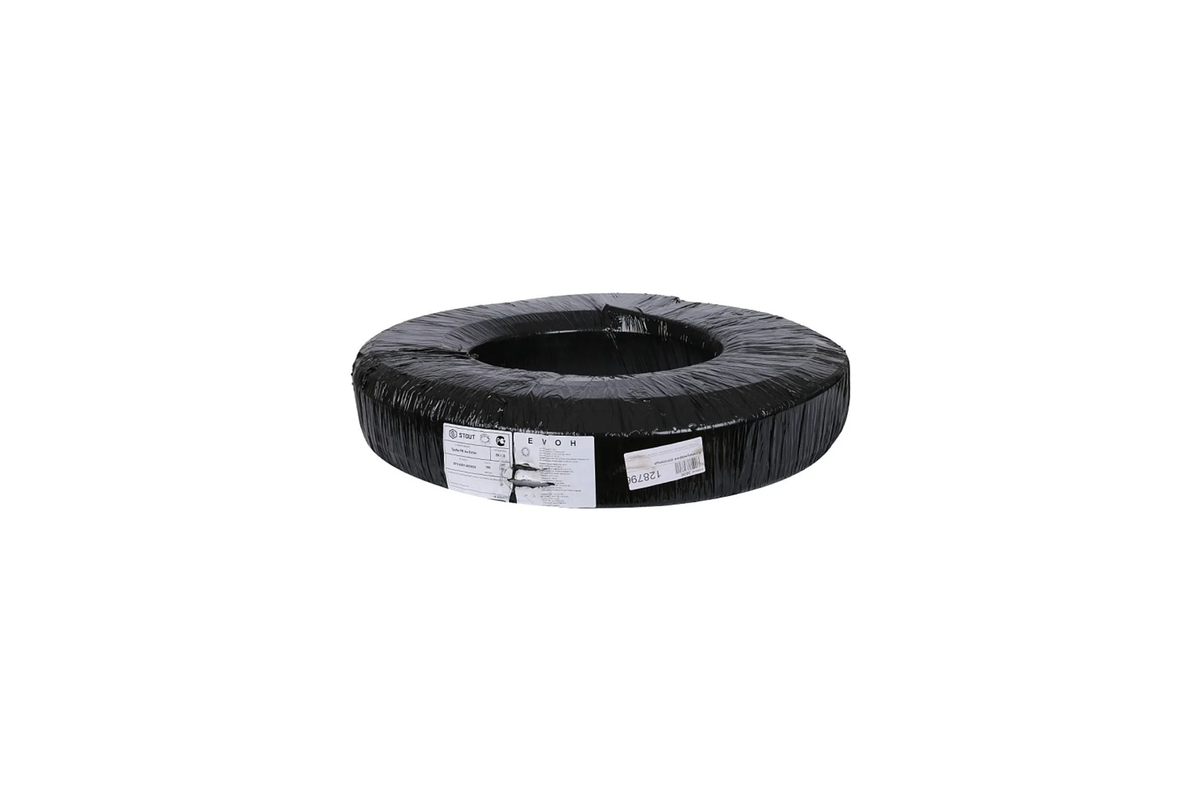 Труба из сшитого полиэтилена с кислородным слоем STOUT PEX-a 20х2,8 бухта 100 м серая SPX-0001-002028