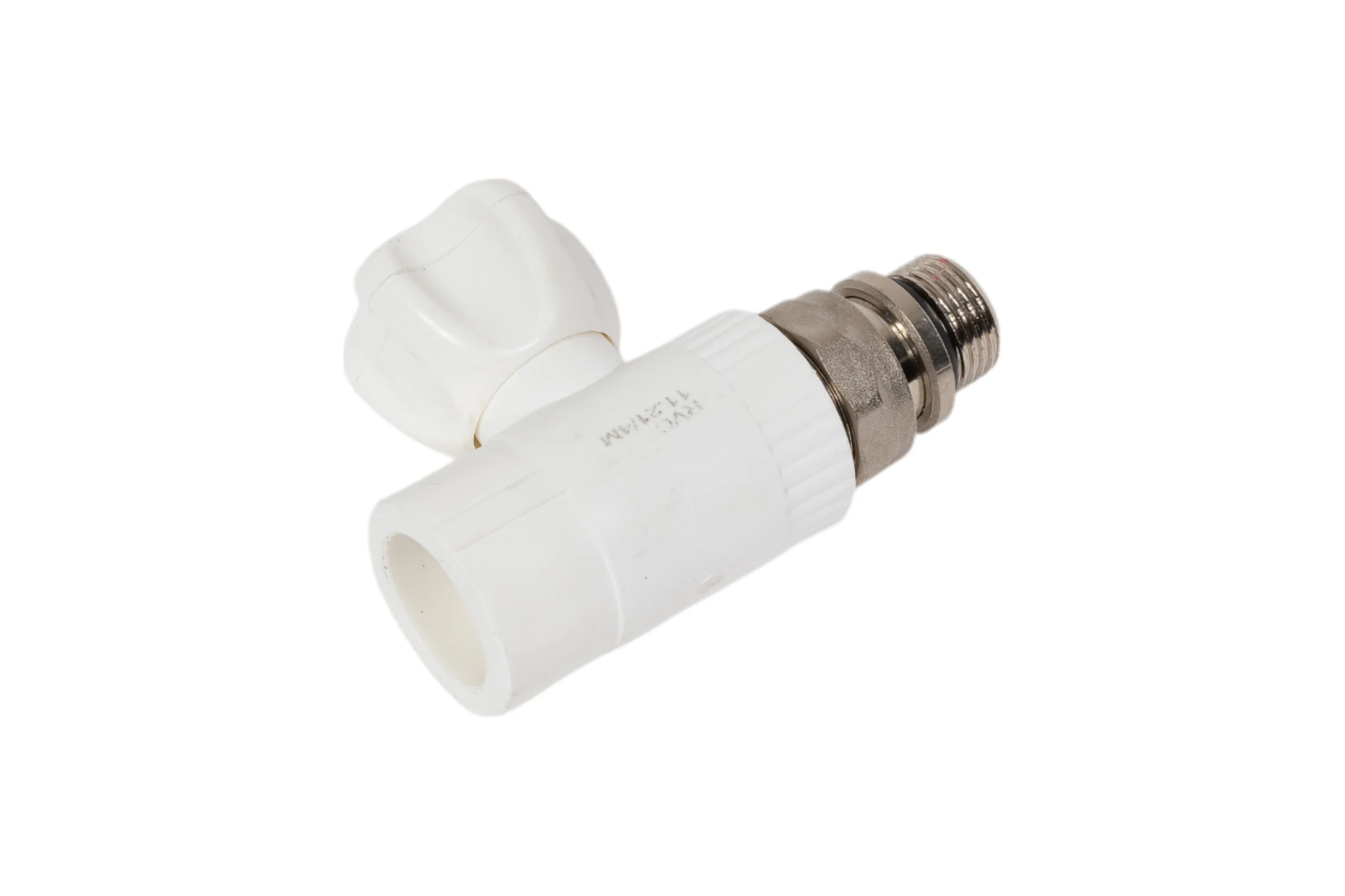 Кран для радиатора Rvc ППРС прямой 25x1/2 наружная резьба light 16021