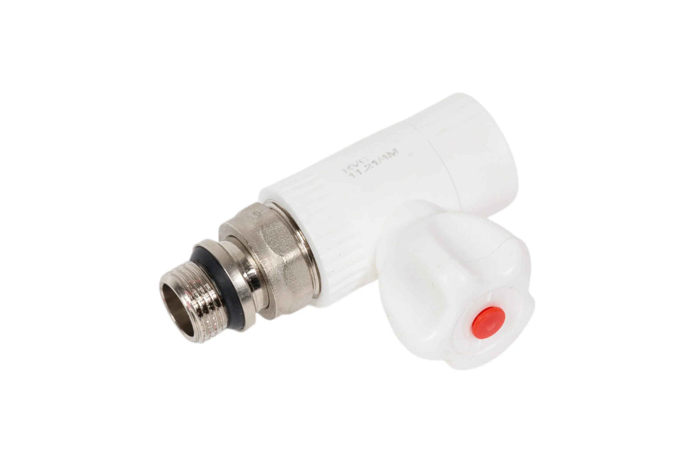 Кран для радиатора Rvc ППРС прямой 25x1/2 наружная резьба light 16021