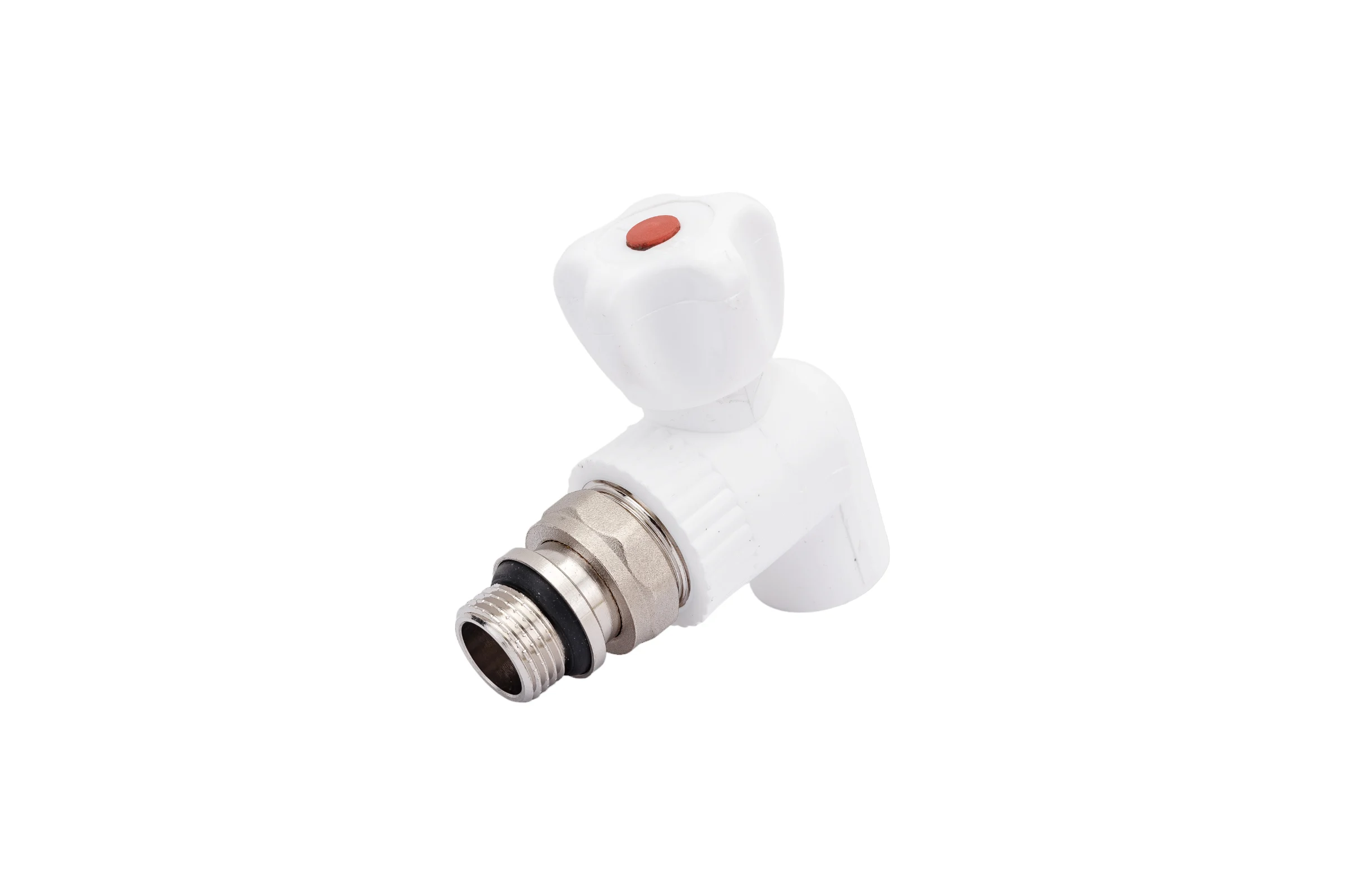 Кран для радиатора Rvc ППРС угловой 20x1/2 наружная резьба light 08465