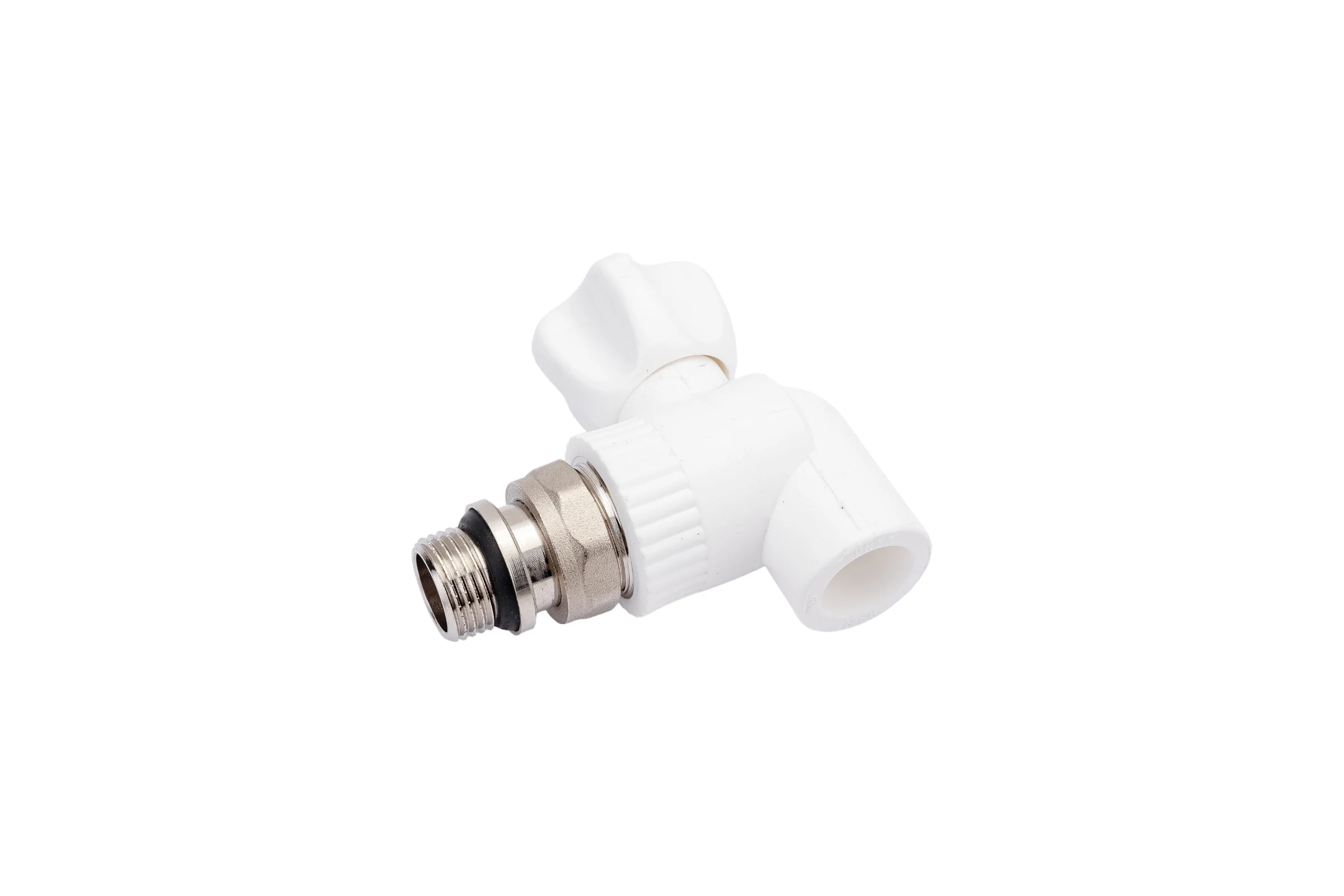Кран для радиатора Rvc ППРС угловой 20x1/2 наружная резьба light 08465