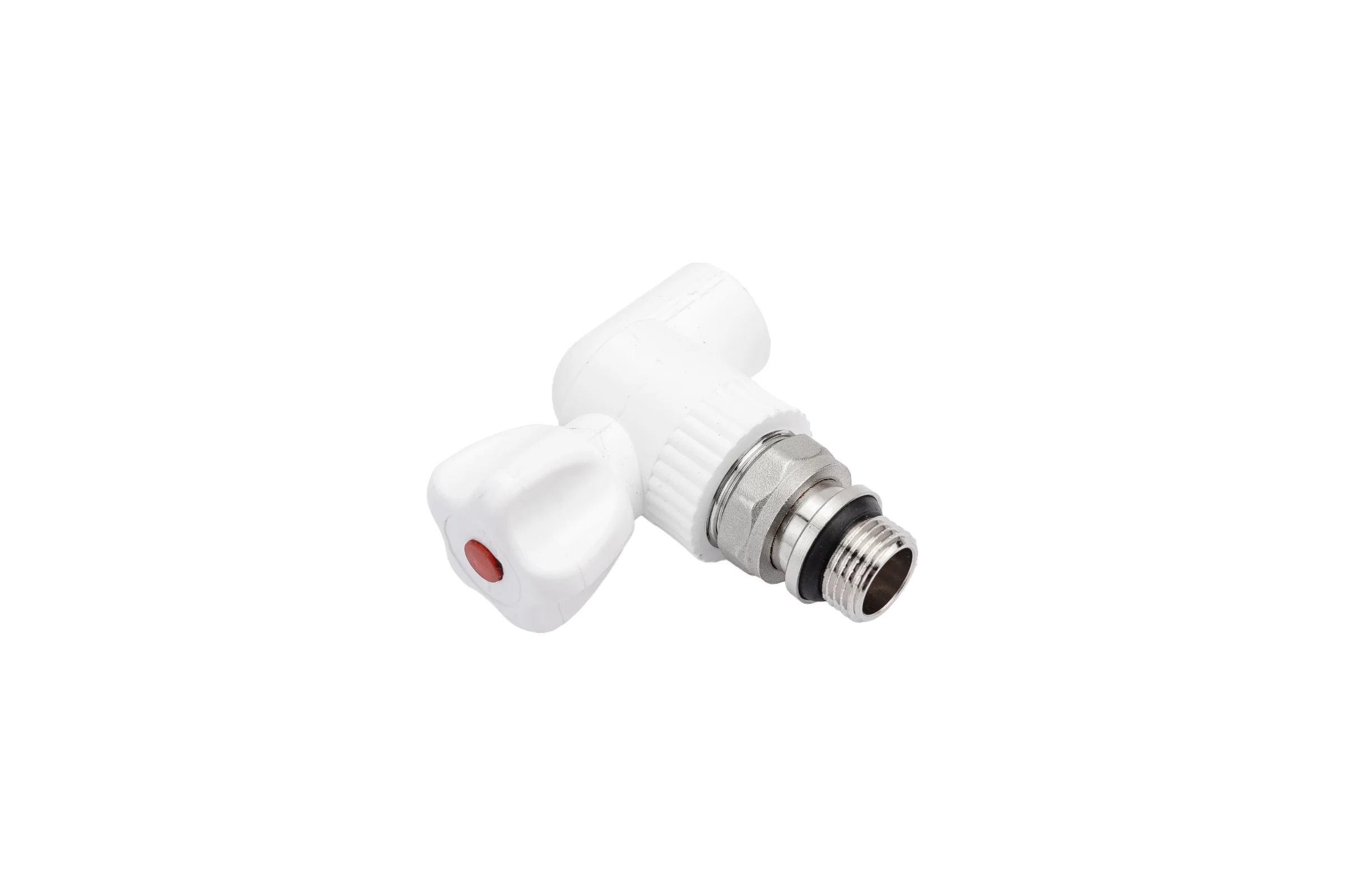 Кран для радиатора Rvc ППРС угловой 20x1/2 наружная резьба light 08465