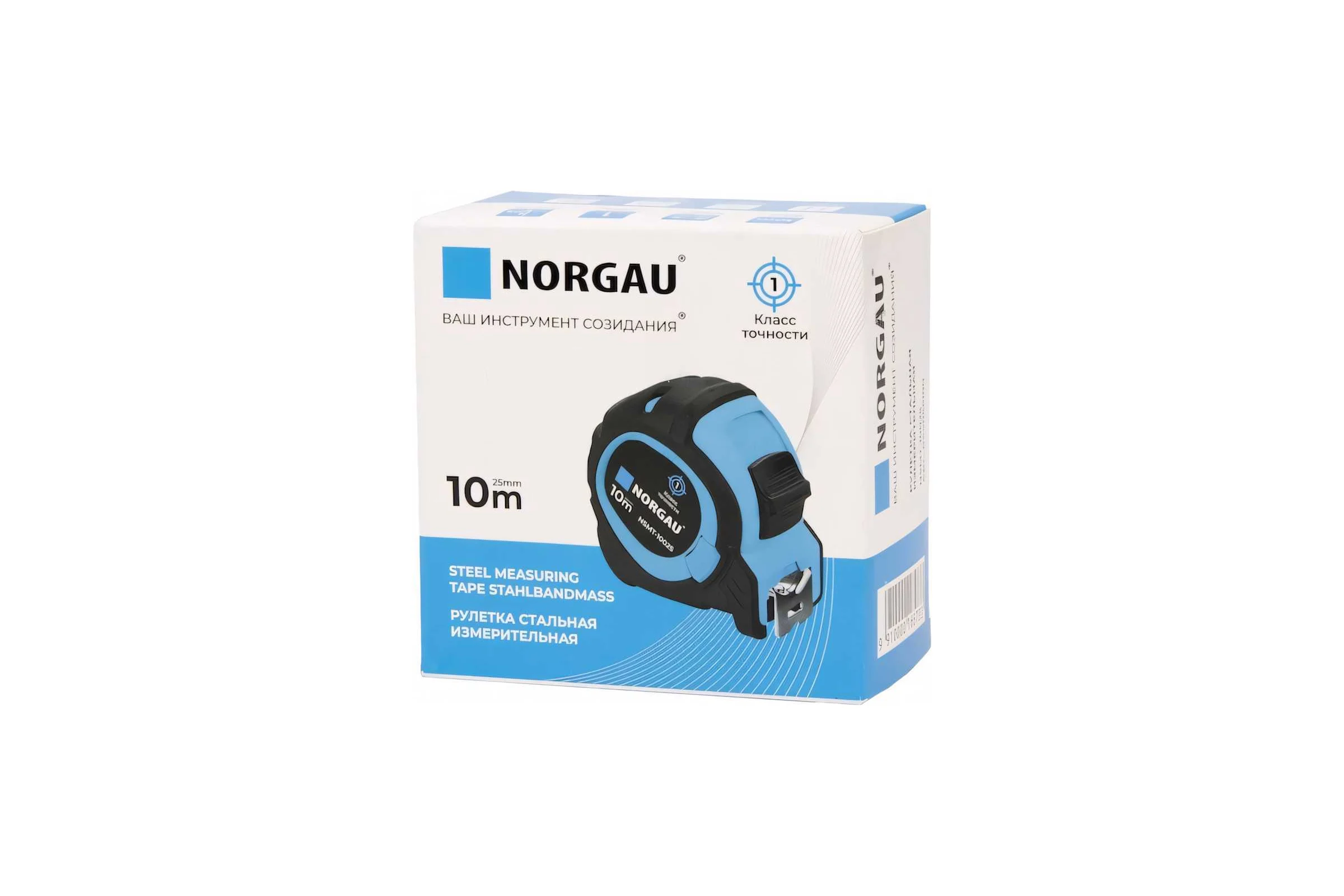 Измерительная рулетка NORGAU 10 м, тип NSMT-10025 044056100