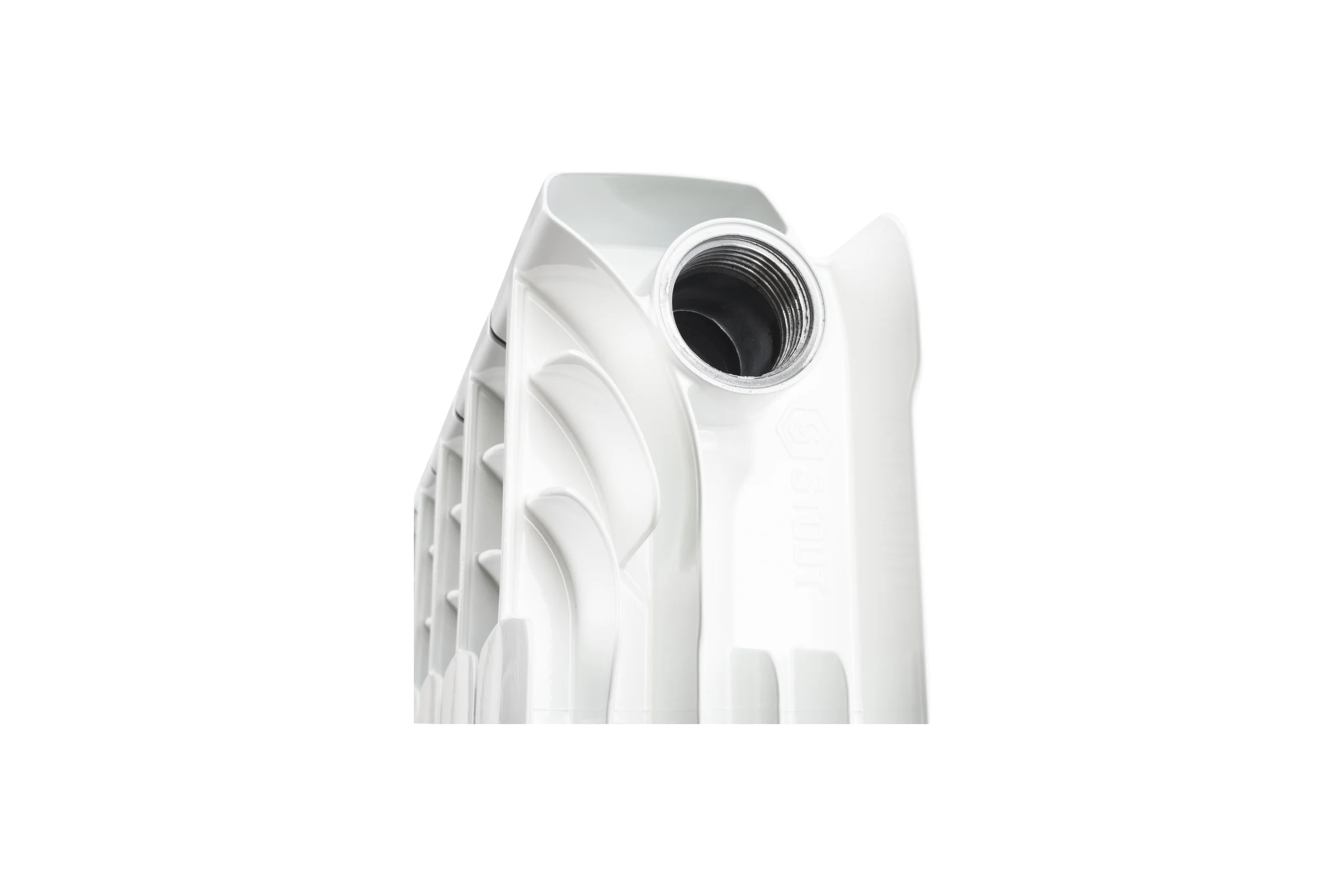 Биметаллический радиатор STOUT Space 500 8 секций боковое подключение SRB-0310-050008