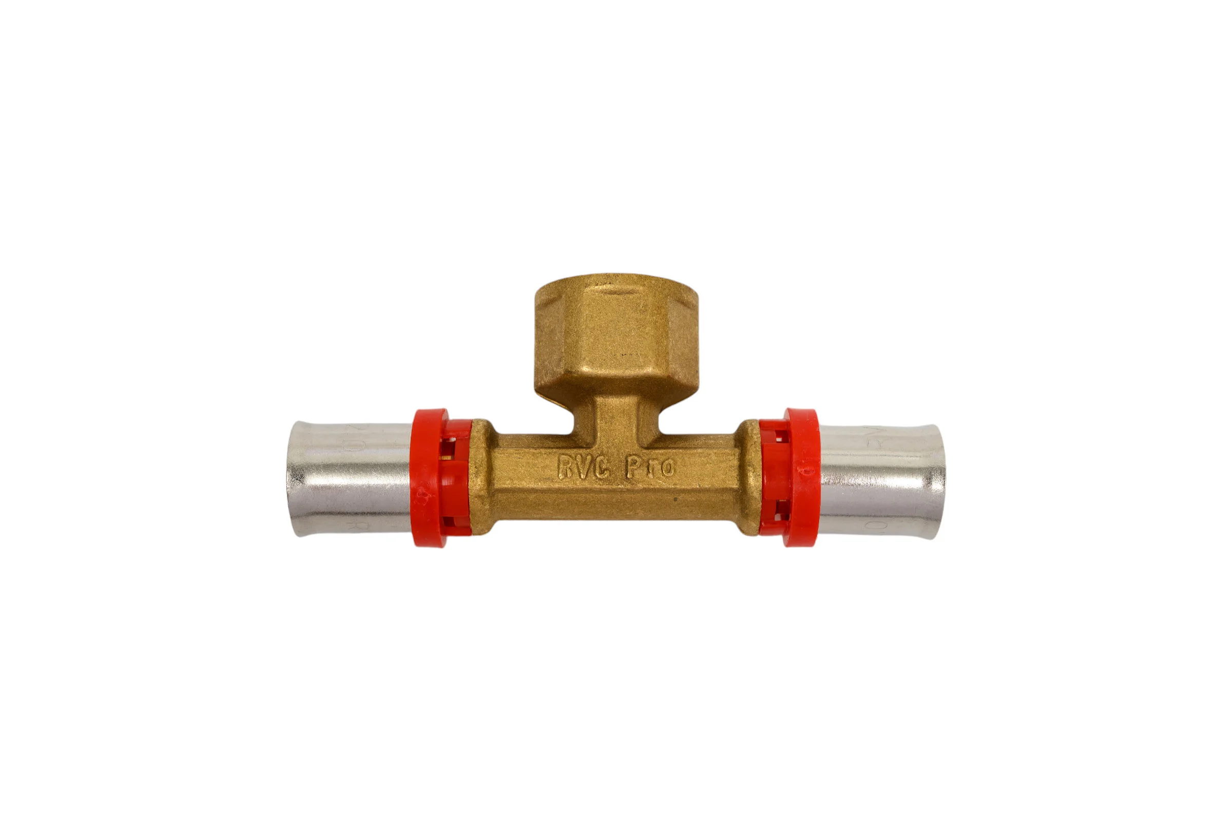 Тройник Rvc пресс 16x1/2г х 16 02684