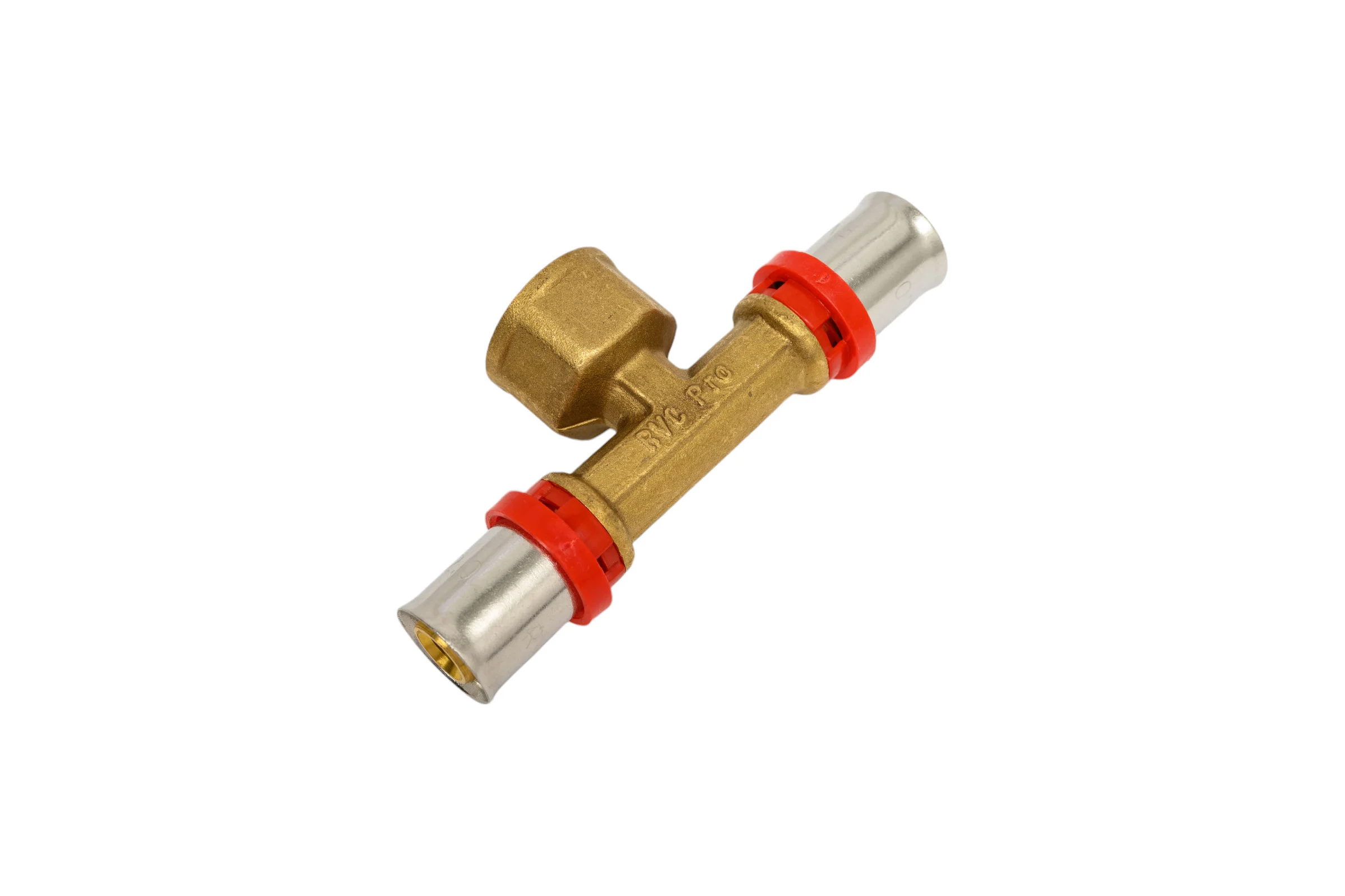 Тройник Rvc пресс 16x1/2г х 16 02684