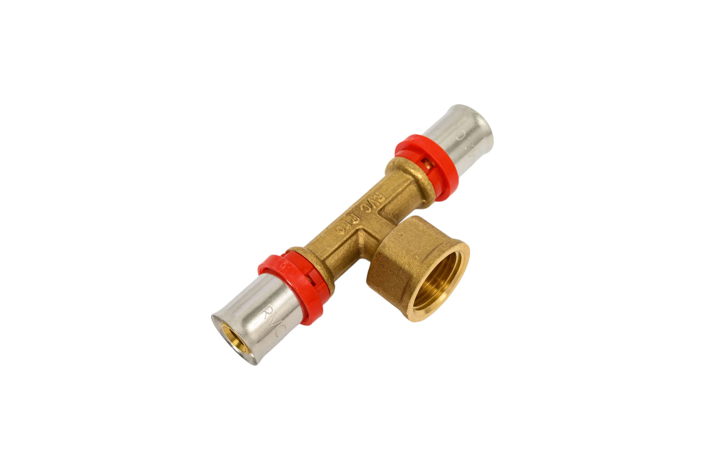 Тройник Rvc пресс 16x1/2г х 16 02684