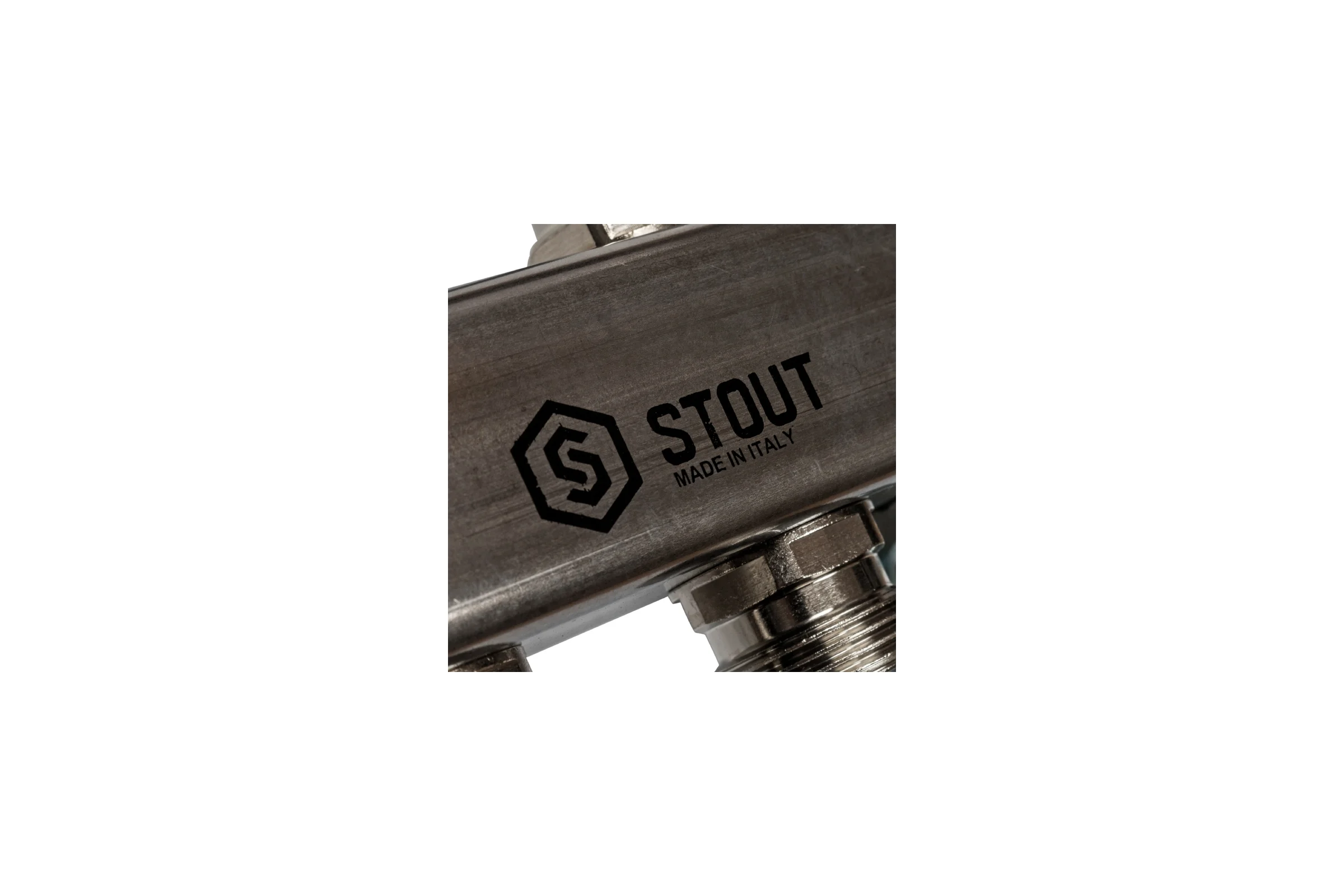 Коллектор из нержавеющей стали для радиаторной разводки STOUT 6 выходов SMS 0923 000006