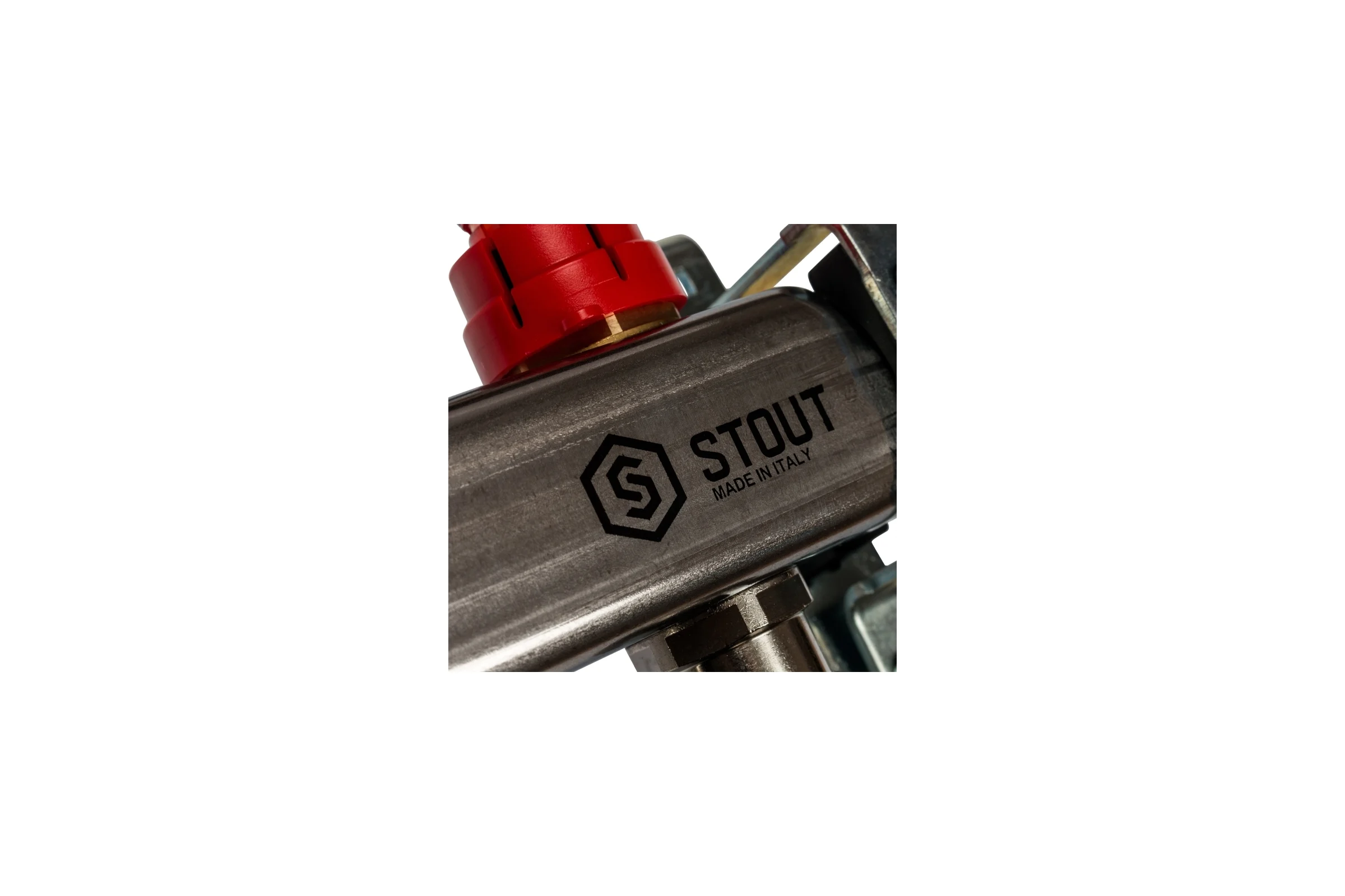 Коллектор из нержавеющей стали с расходомерами STOUT 11 выходов SMS 0917 000011