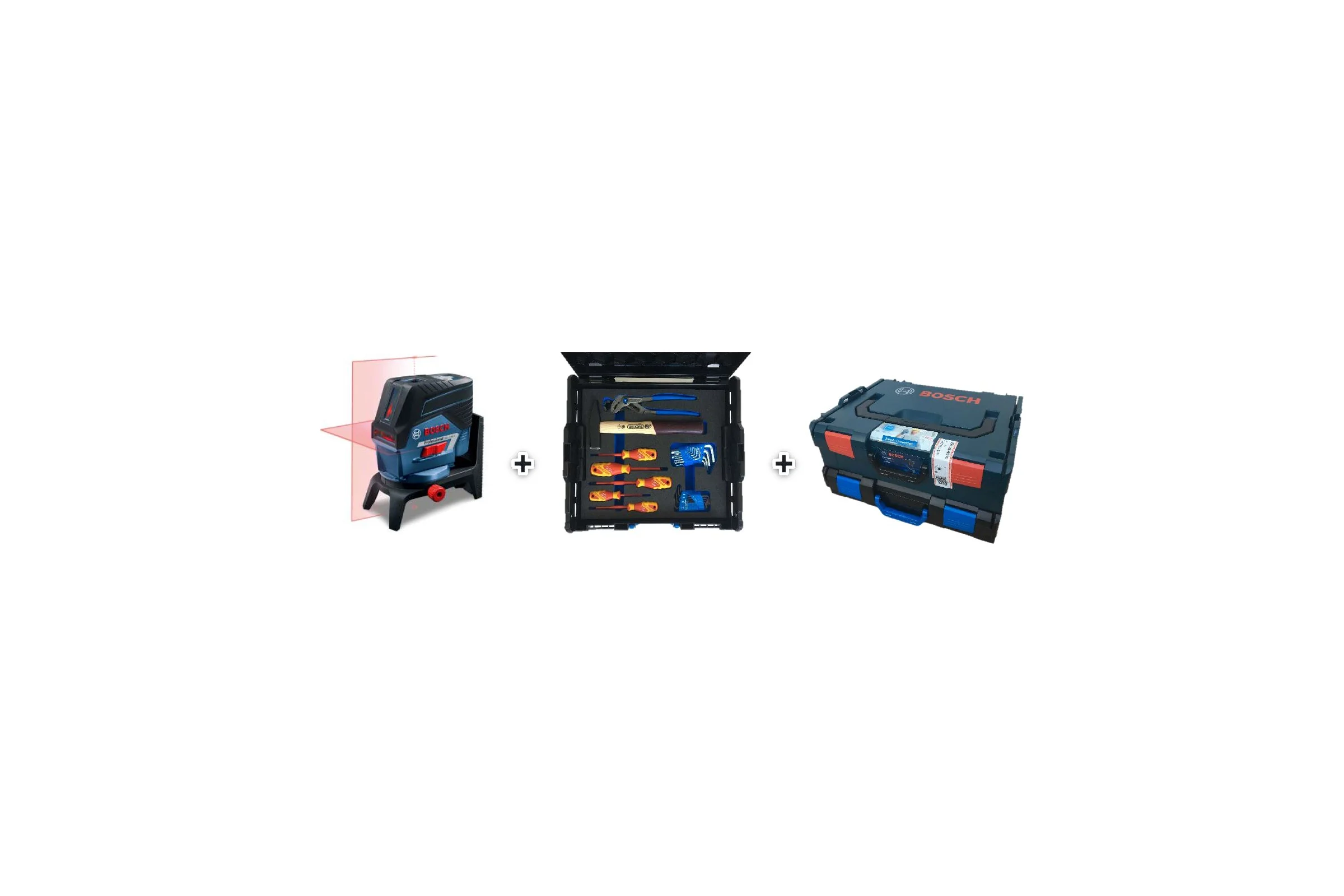 Комбинированный лазерный нивелир Bosch GCL 2-50 C + GEDORE set 0.615.994.0KH