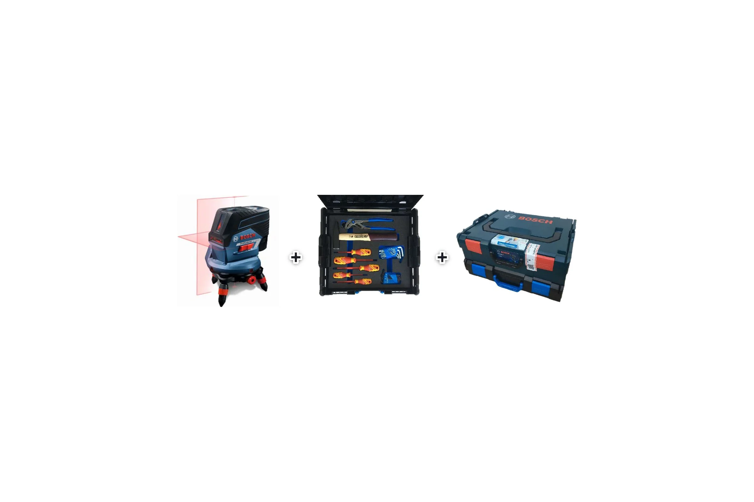Комбинированный лазерный нивелир Bosch GCL 2-50 C + GEDORE set 0.615.994.0KG