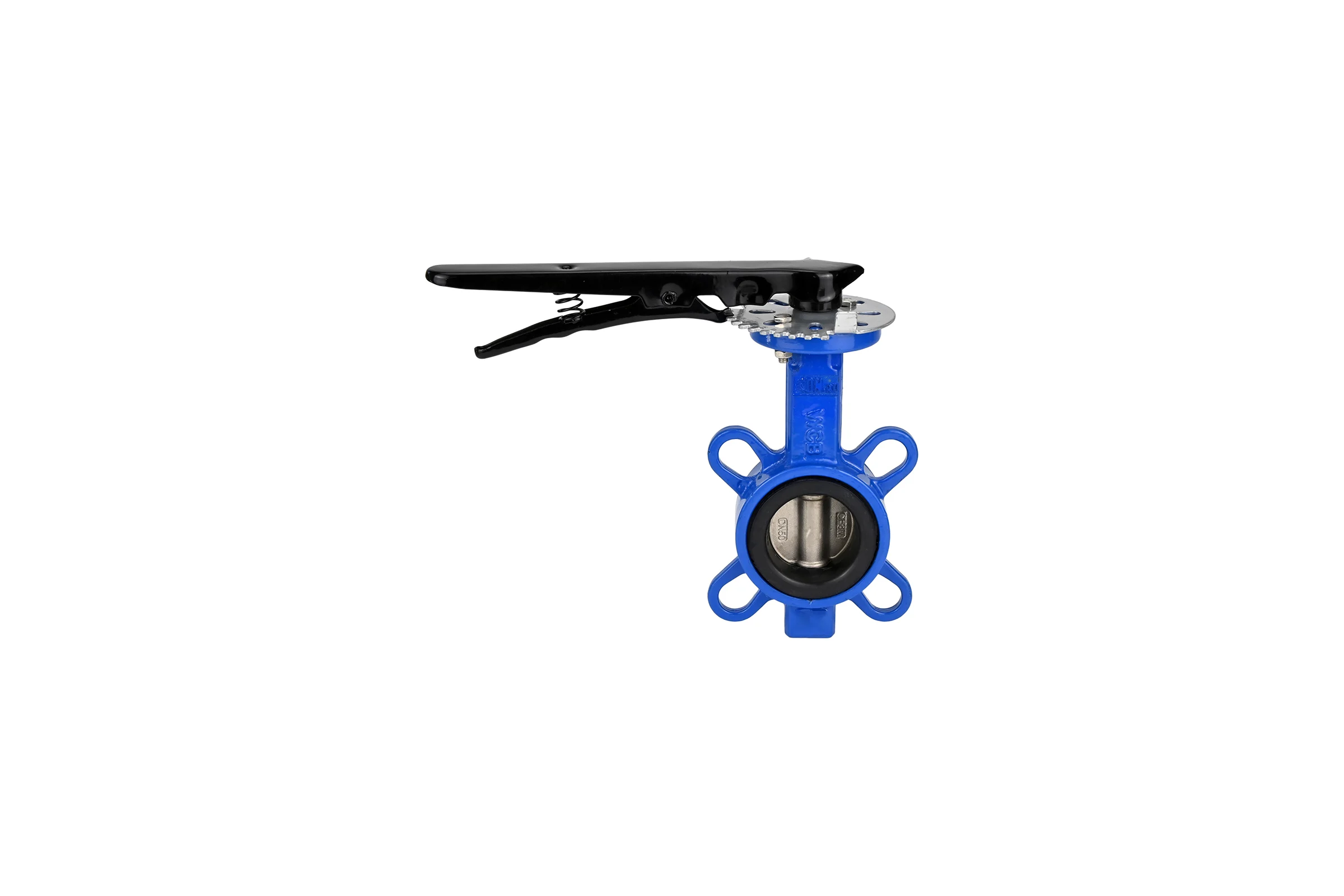 Дисковый поворотный затвор DN.ru WCB-316L-VITON Ду300 Ру16 с рукояткой D050-06604