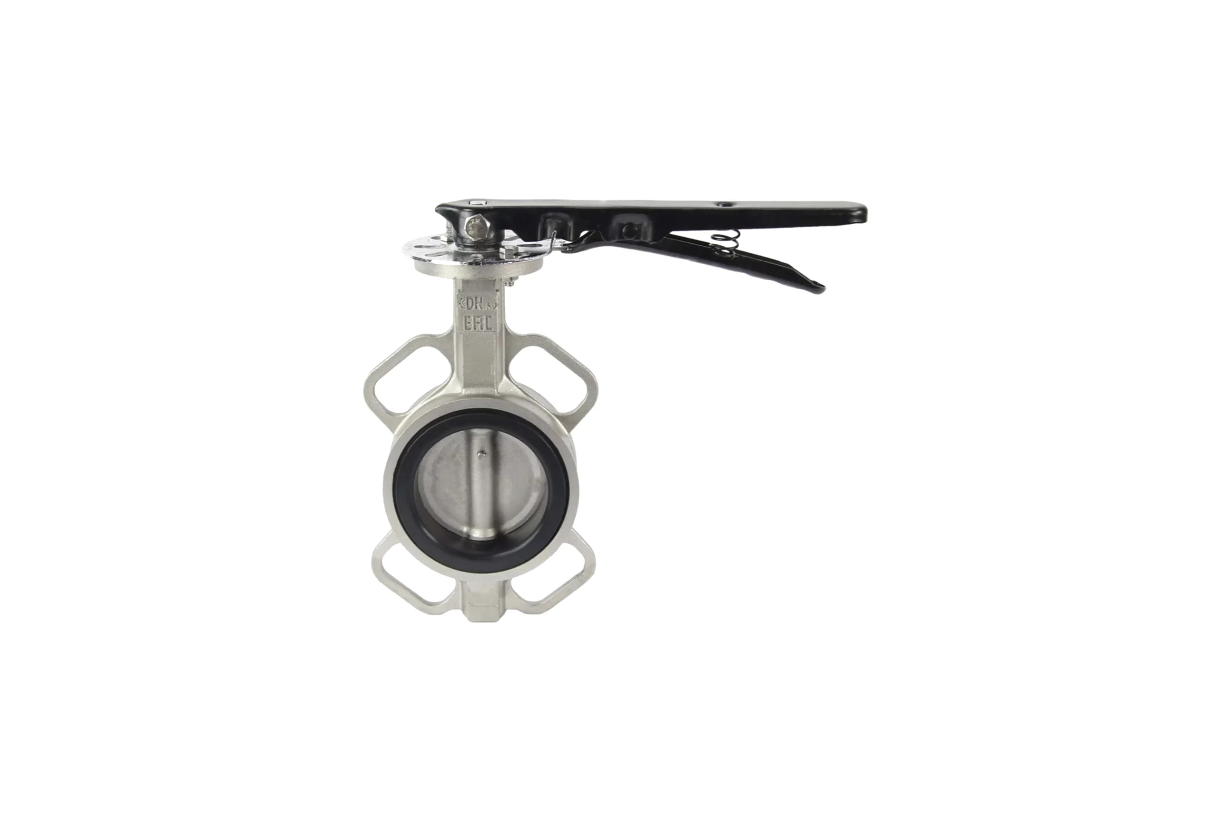 Дисковый поворотный затвор DN.ru 316L-316L-VITON Ду80 Ру16 с рукояткой D050-06568