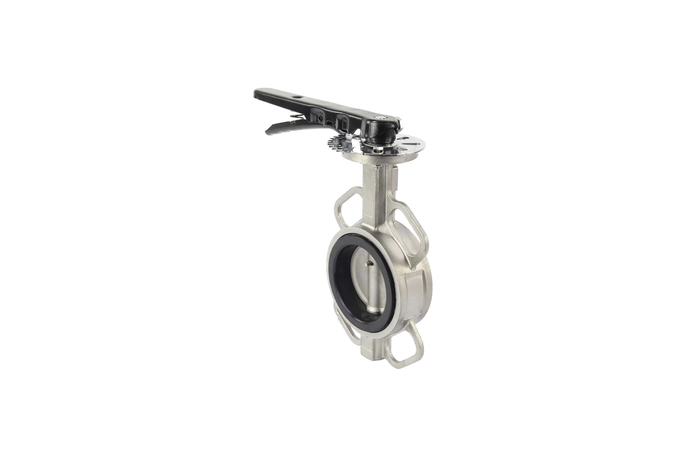 Дисковый поворотный затвор DN.ru 316L-316L-VITON Ду80 Ру16 с рукояткой D050-06568