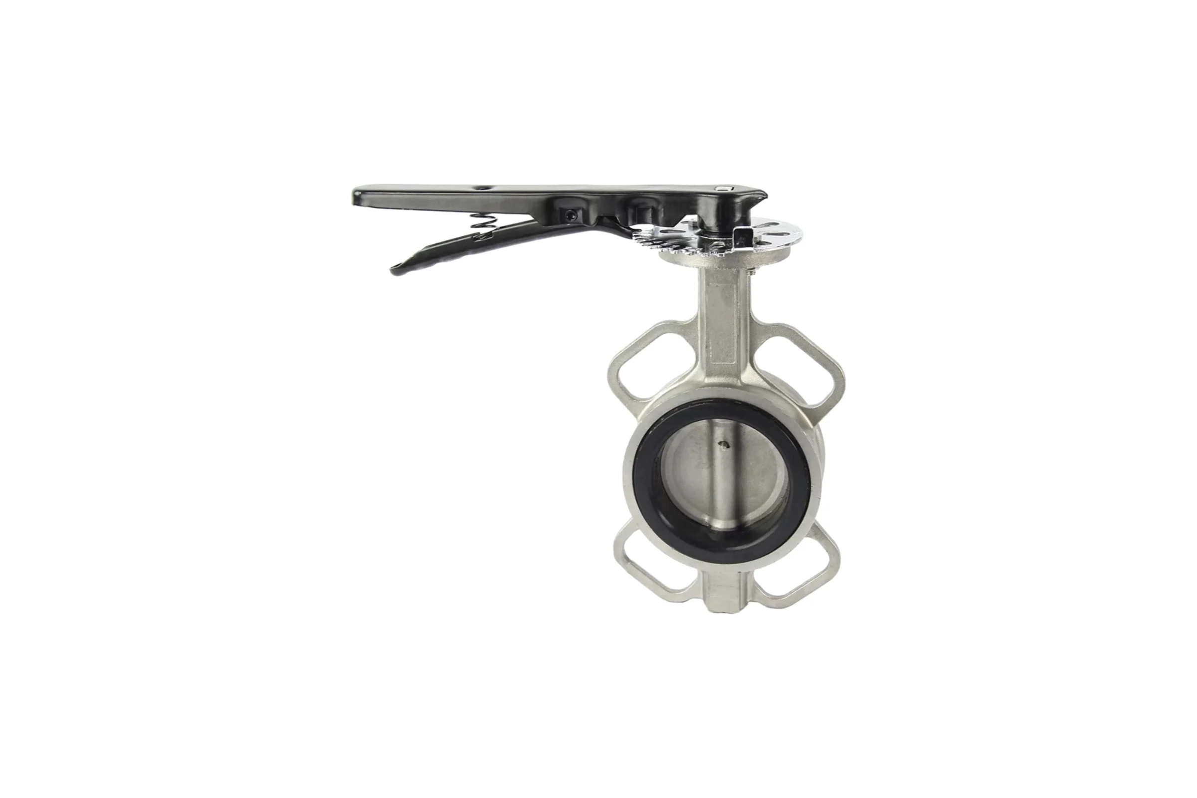 Дисковый поворотный затвор DN.ru 316L-316L-VITON Ду80 Ру16 с рукояткой D050-06568