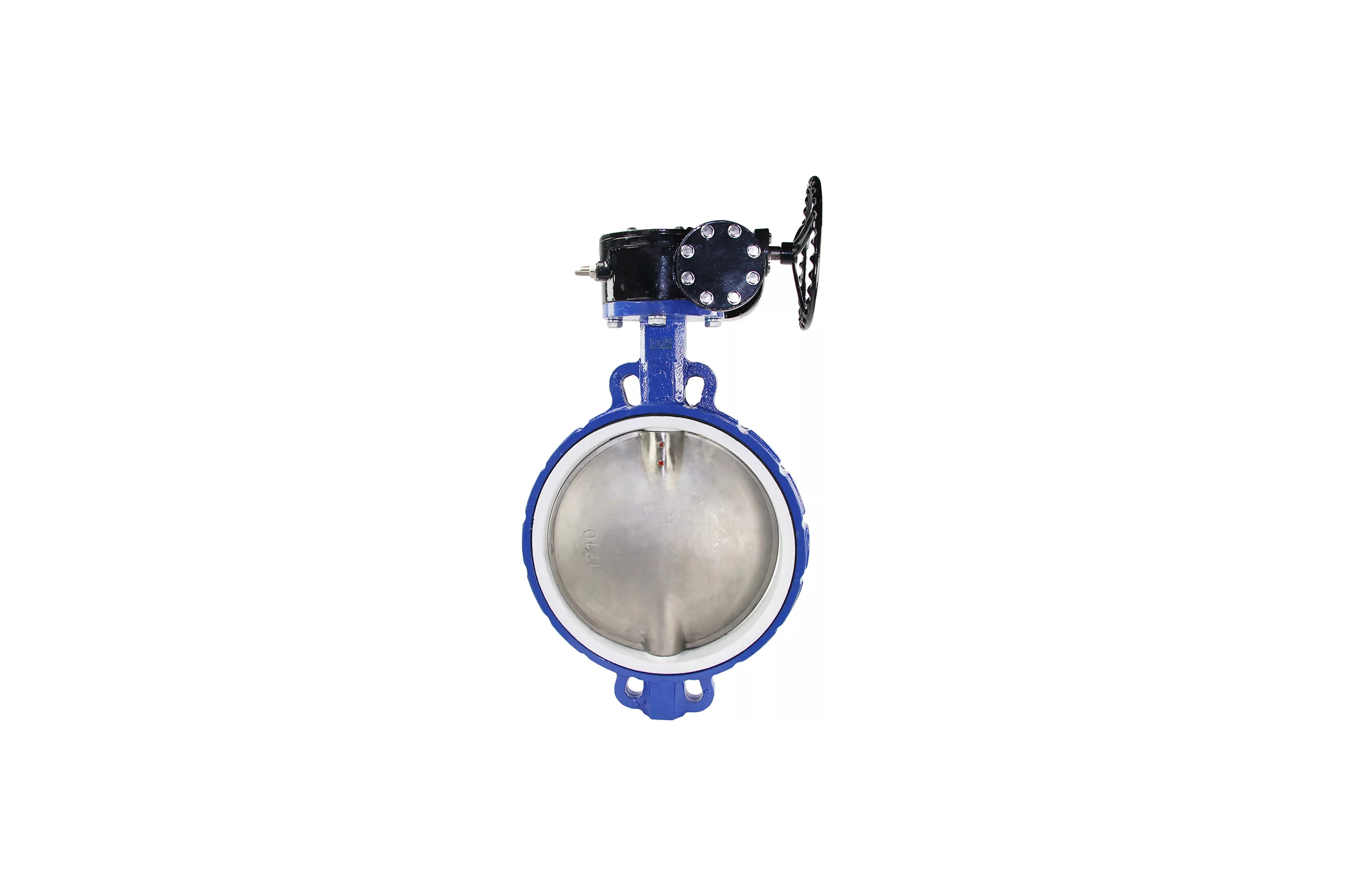Затвор дисковый поворотный DN.ru WCB-316L-PTFE Ду500 Ру16 с редуктором D050-02394