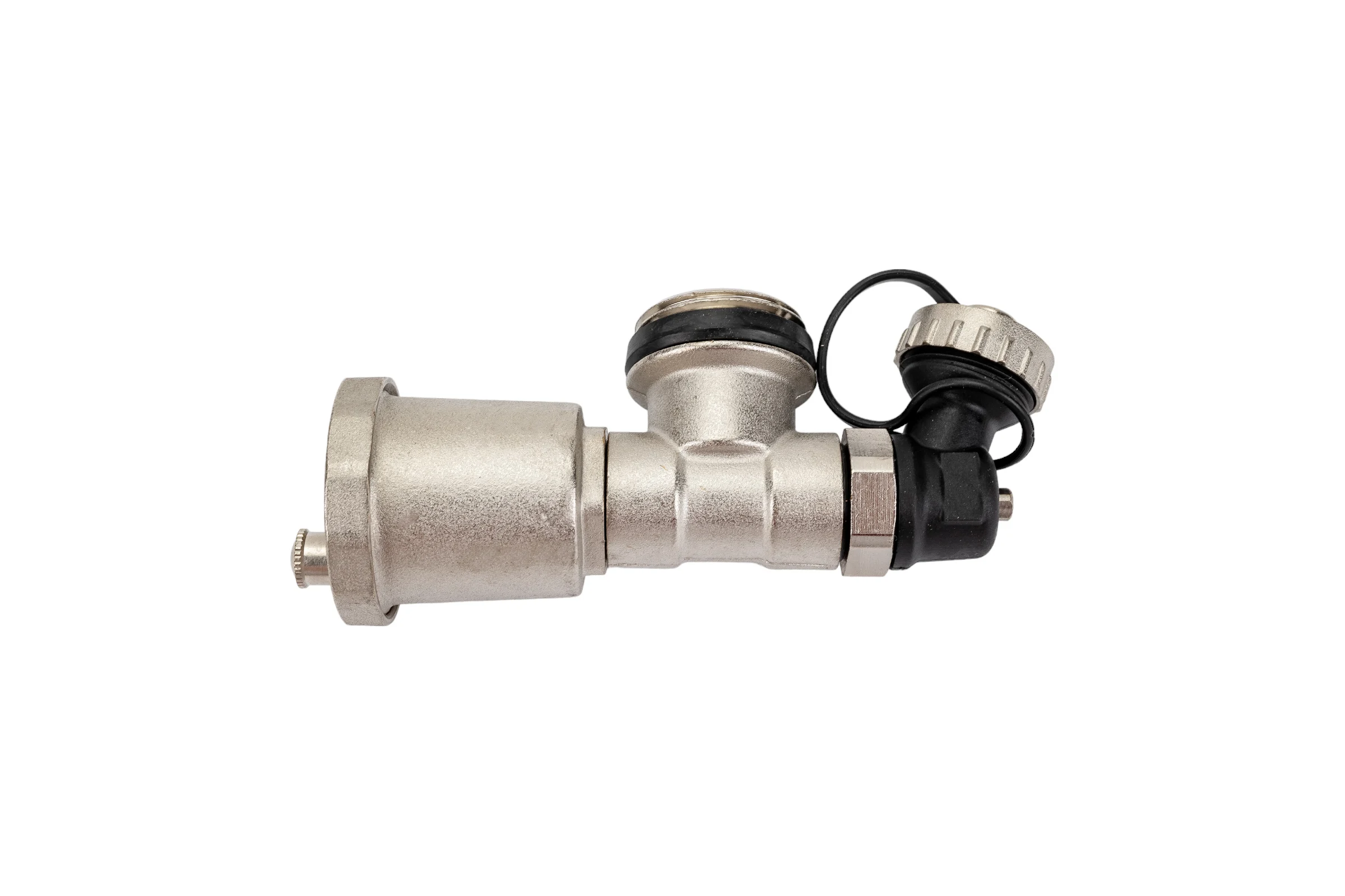 Тройник для коллектора Rvc ТП 1/2 г x 1 ш х 1/2 г, комплект без гайки 12834