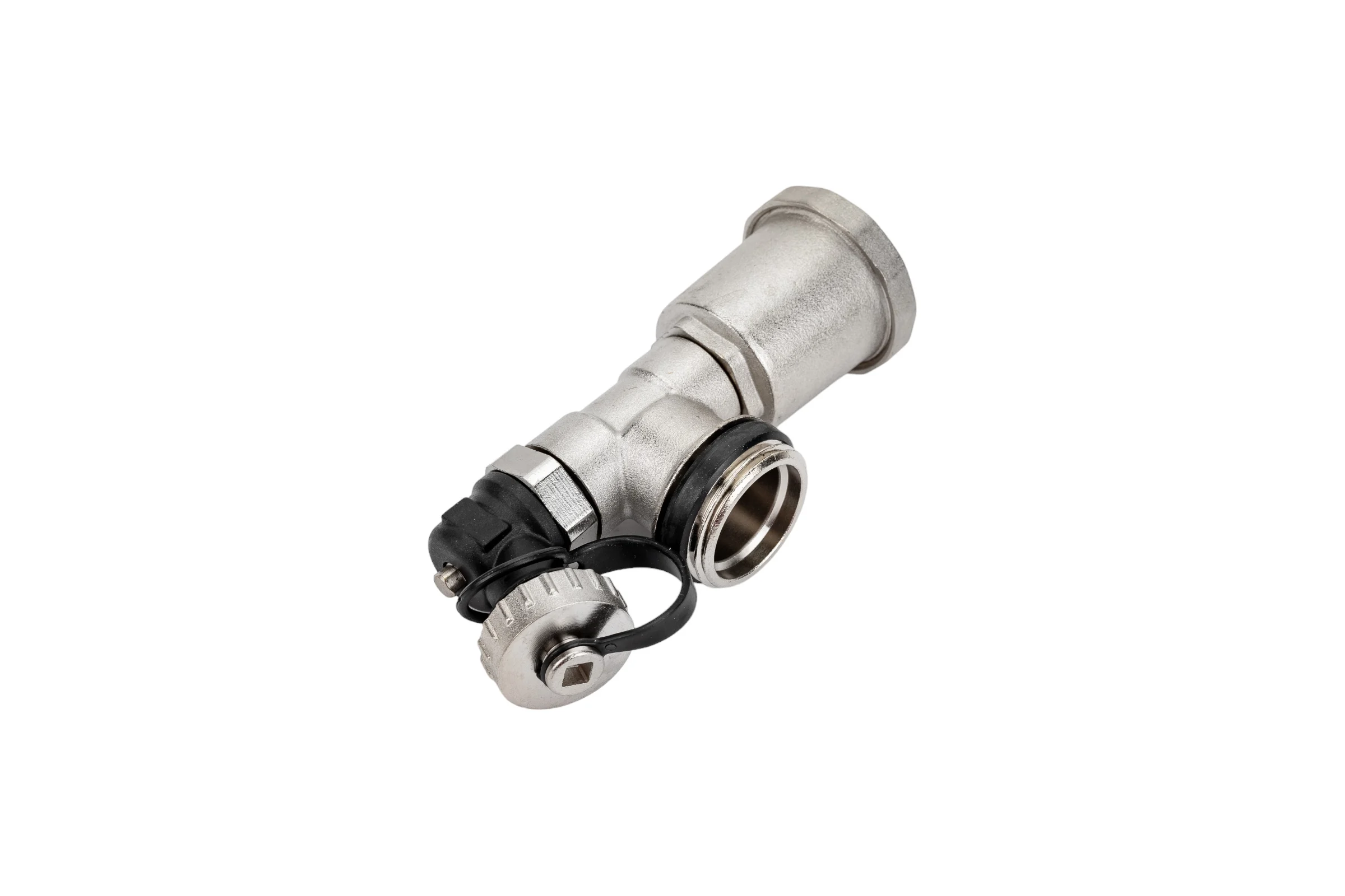 Тройник для коллектора Rvc ТП 1/2 г x 1 ш х 1/2 г, комплект без гайки 12834