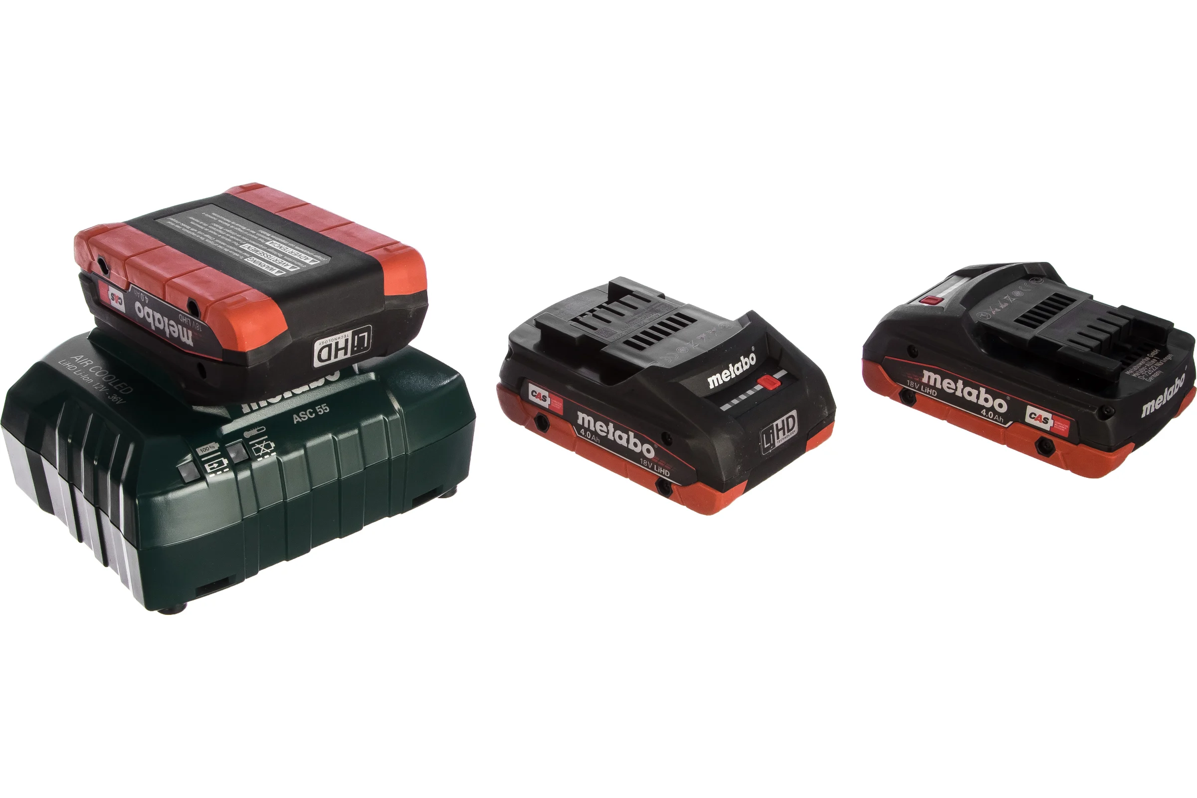 Набор Basic-Set (3 аккумулятора LiHD 4.0 Ач/18В+зарядное устройство ASC30-36+Metaloc) Metabo 685133000