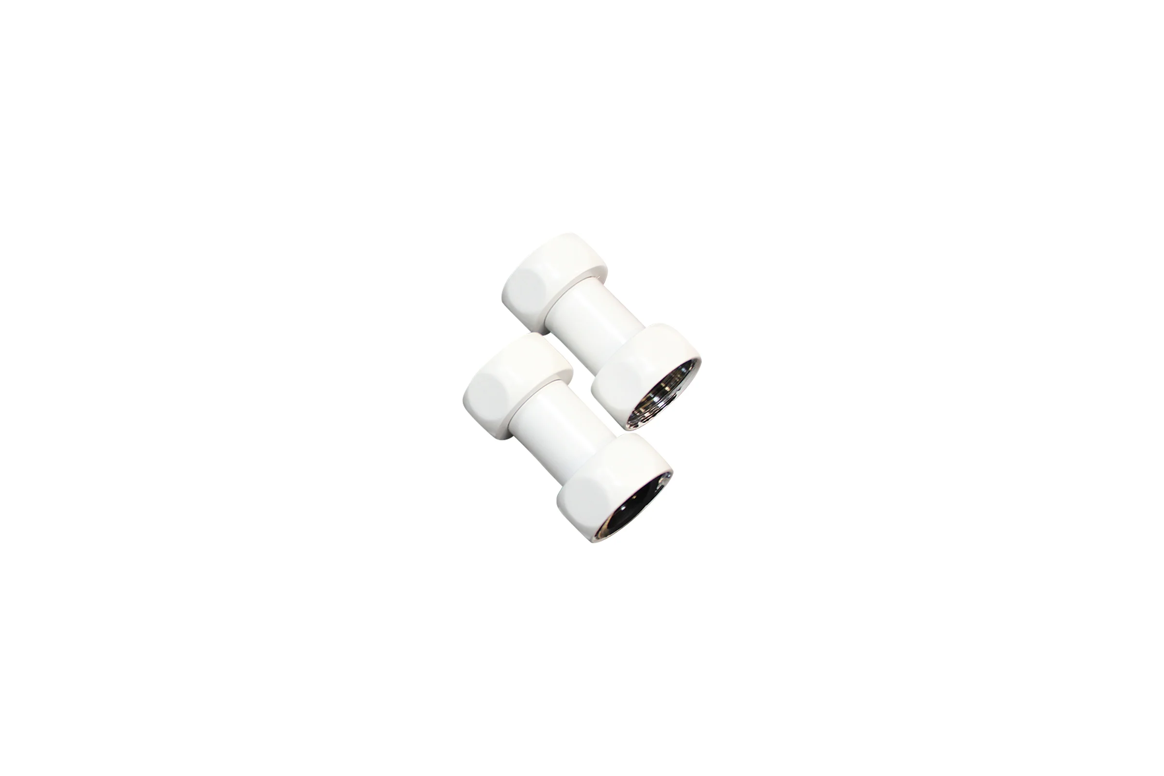 Прямое соединение Melodia della vita 1" на 3/4" в/в белый мат (пара) MKP21018Cwt 11488