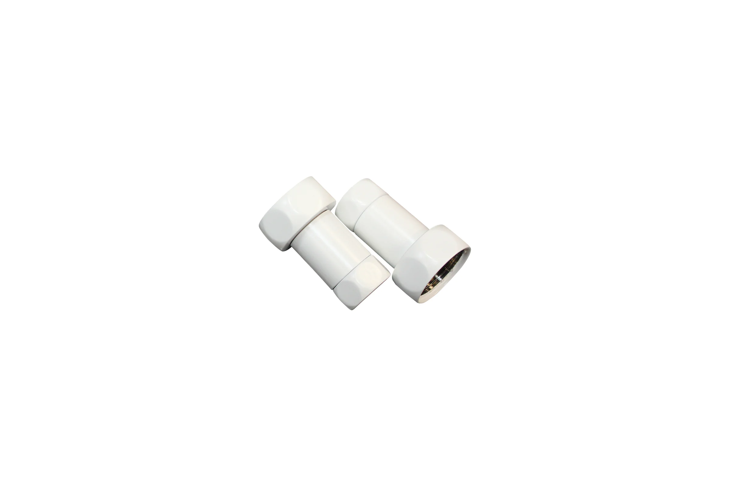 Прямое соединение Melodia della vita 1" на 1/2" в/в белый мат (пара) MKP21019Cwt 11490