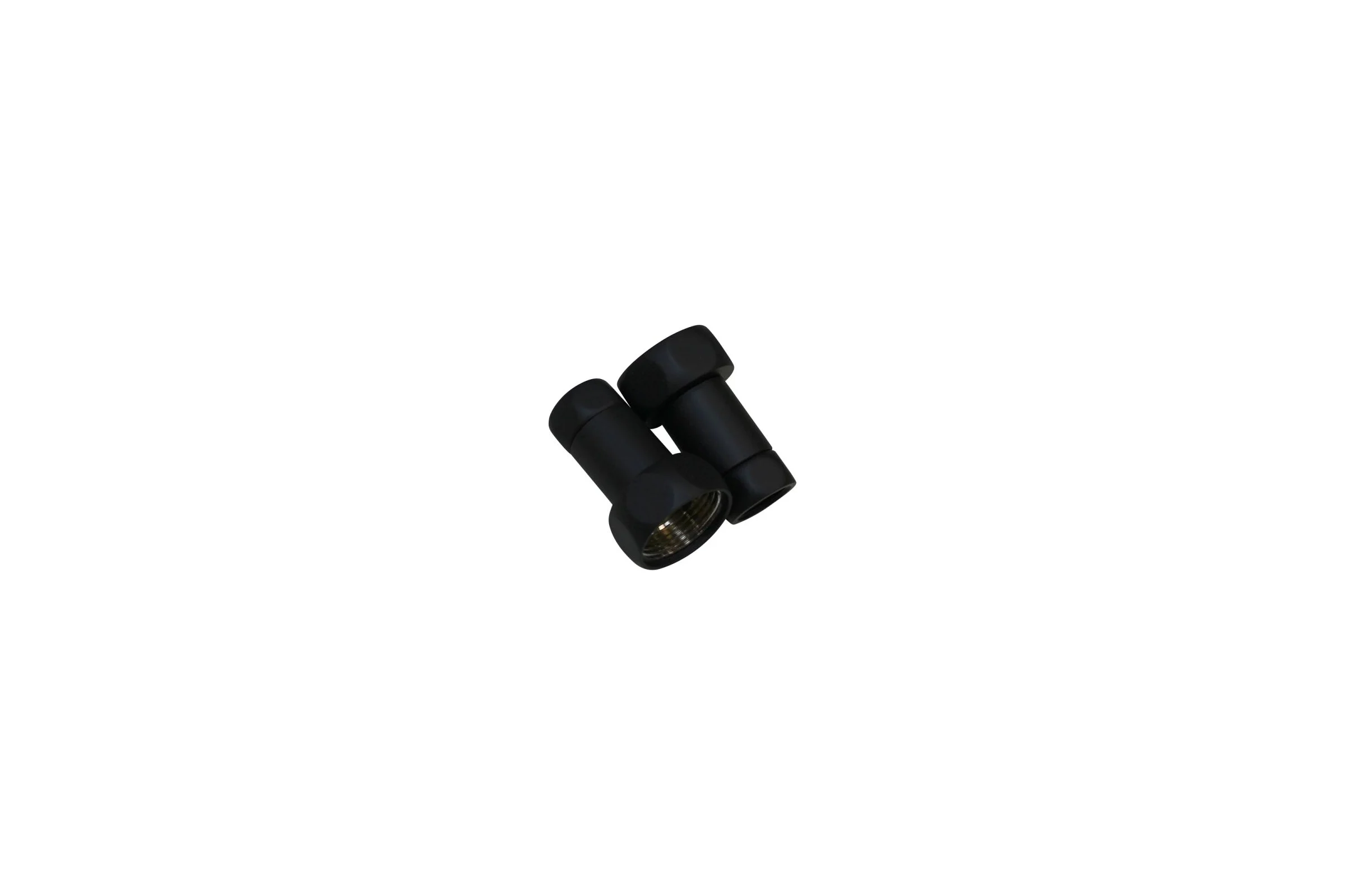 Прямое соединение Melodia della vita 1" на 1/2" в/в черный мат (пара) MKP21019Cbk 11491