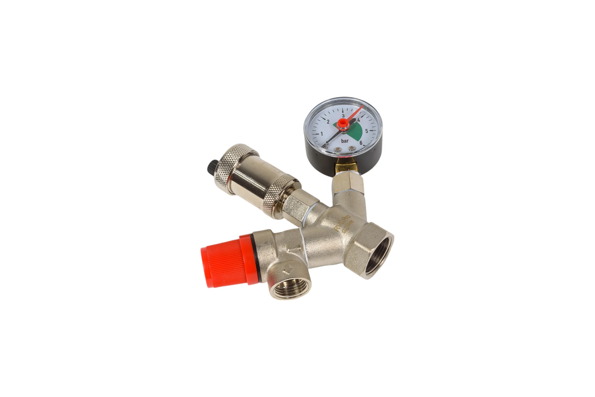 Группа безопасности Rvc COMPACT 3/4 (клапан 1,5 Bar) никелированная 13621
