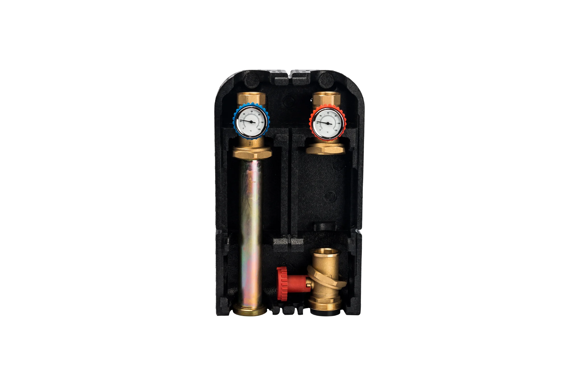 Насосная группа с прямым контуром (1 1/4", без насоса в теплоизоляции, DN 32) STOUT SDG-0001-003201