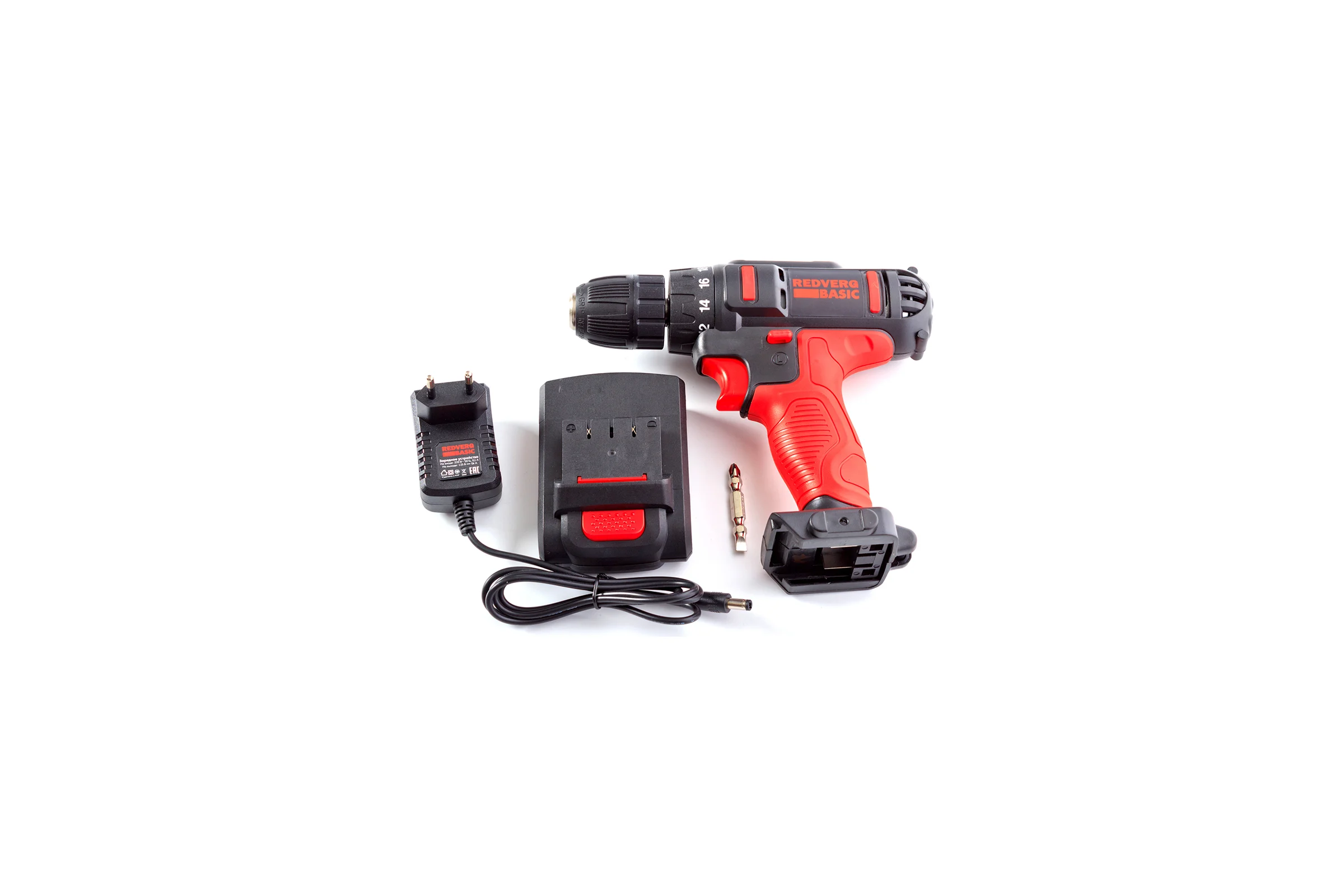 Аккумуляторный шуруповерт REDVERG Basic SD14LE/1-2 6680819