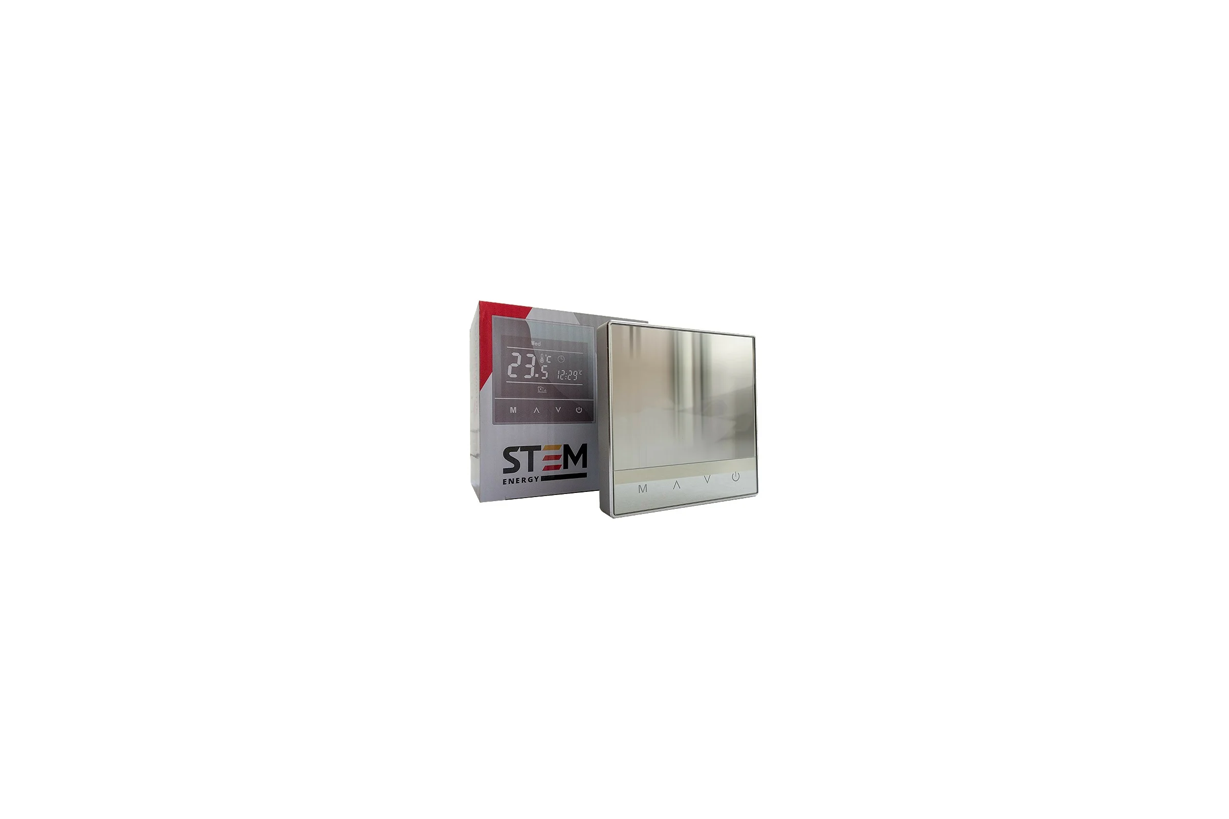 Терморегулятор STEM ENERGY SET 17 SILVER ТЕР145