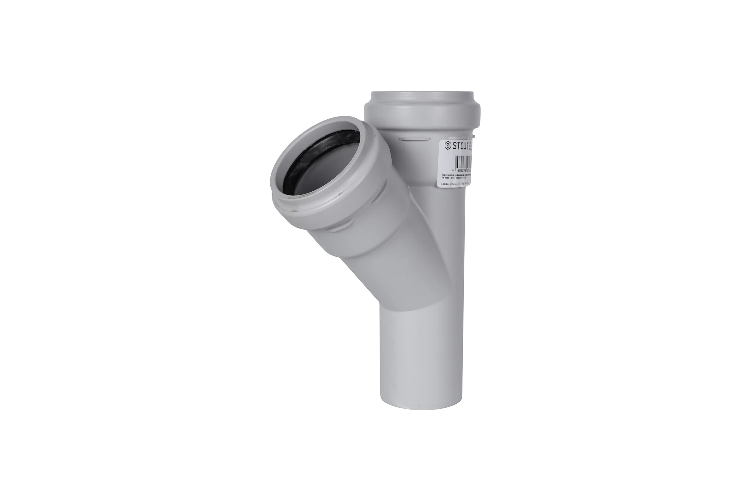 Тройник STOUT канализационный бесшумный d 58x58/45 RG00921GB86A0H