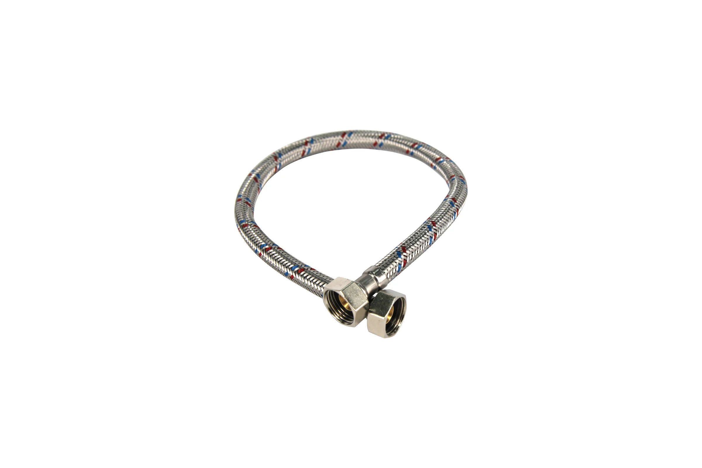 Гибкая подводка для воды ELKA (оплетка нерж.сталь)1/2", вр/вр, 120см EL.LK.101.33.0120