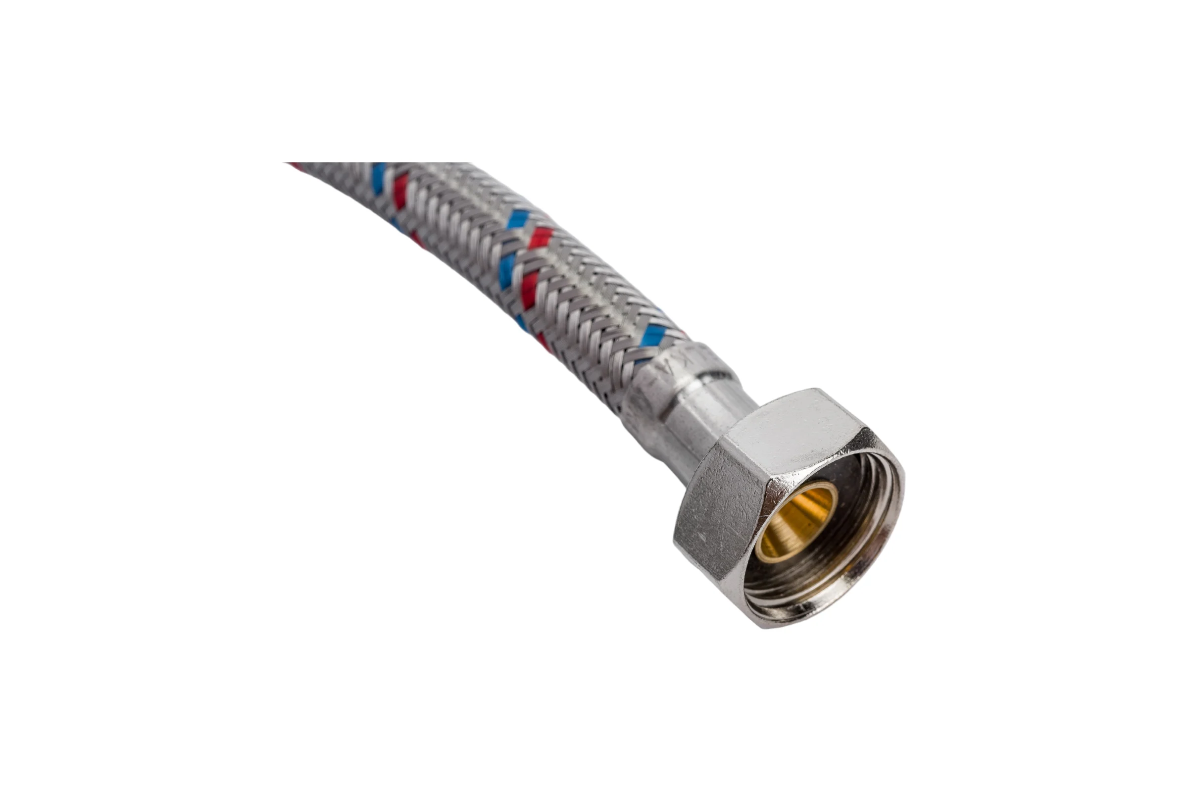Гибкая подводка для воды ELKA (оплетка нерж.сталь)1/2", вр/вр, 150см EL.LK.101.33.0150