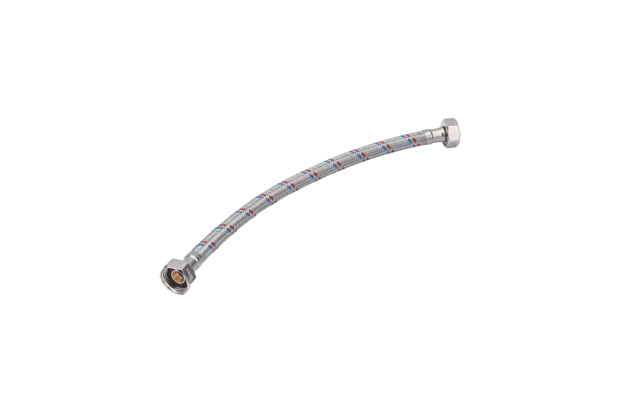 Гибкая подводка для воды, (оплетка нерж.сталь)1/2", вр/вр, 30см ELKA EL.LK.101.33.0030