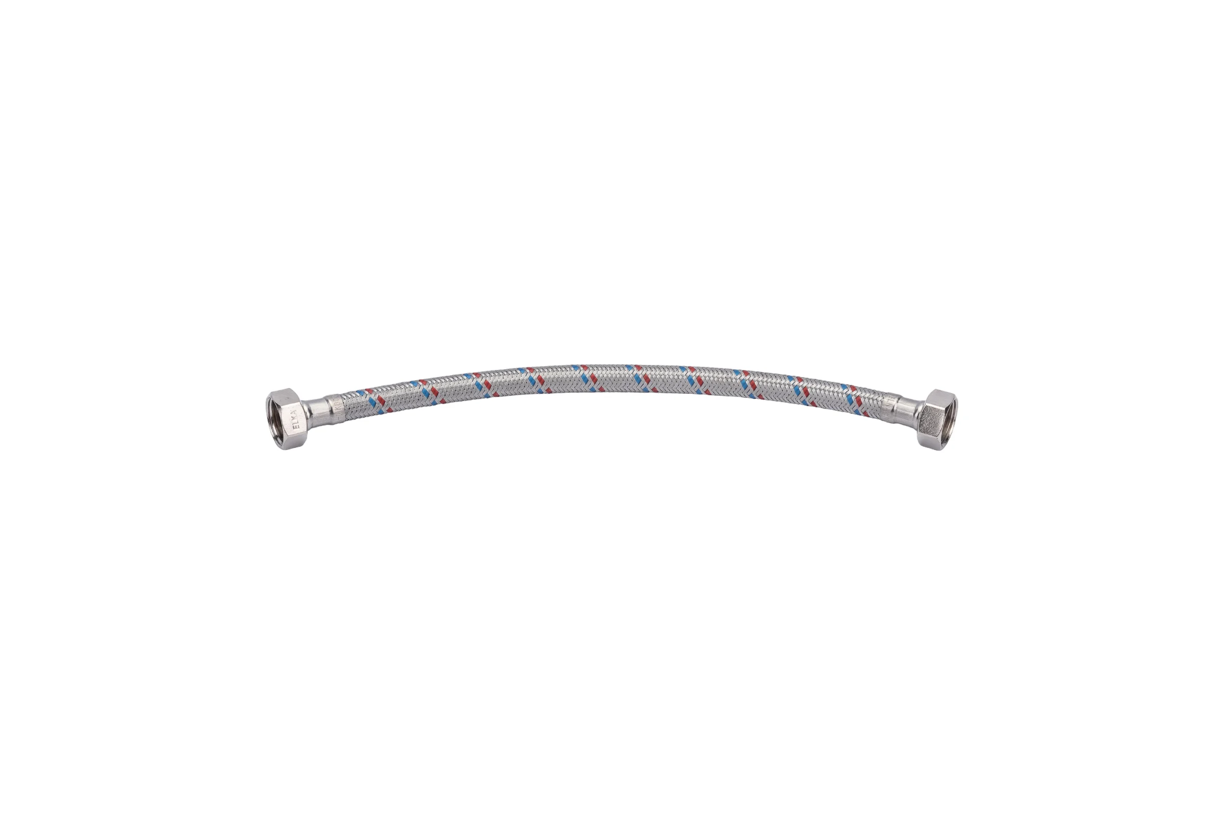 Гибкая подводка для воды, (оплетка нерж.сталь)1/2", вр/вр, 30см ELKA EL.LK.101.33.0030