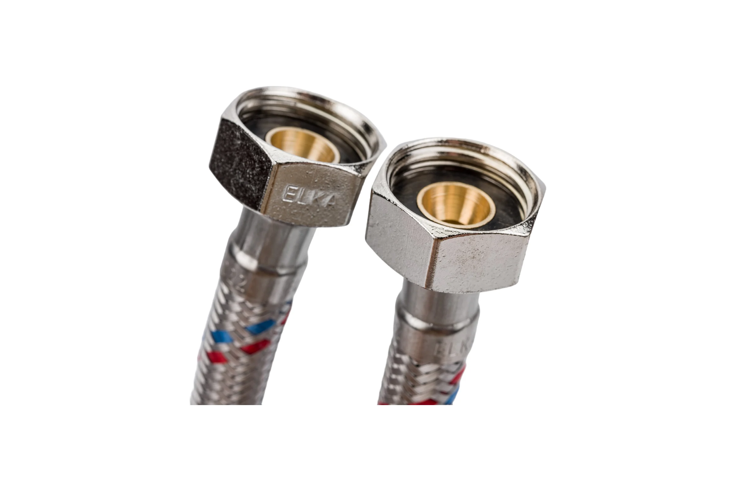 Гибкая подводка для воды, (оплетка нерж.сталь)1/2", вр/вр, 30см ELKA EL.LK.101.33.0030