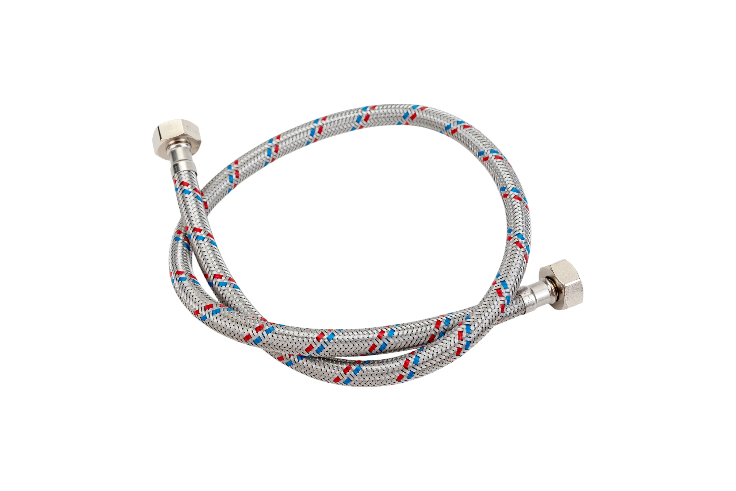 Гибкая подводка для воды, (оплетка нерж.сталь)1/2", вр/вр, 80см ELKA EL.LK.101.33.0080