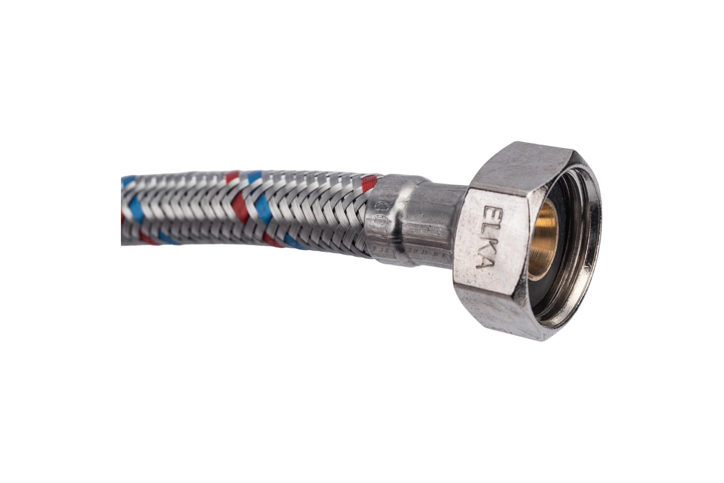 Гибкая подводка для смесителя, (оплетка нерж.сталь)1/2", вр/нр м10, 60см (пара) ELKA 694687891806 EL.LK.103.31.0060