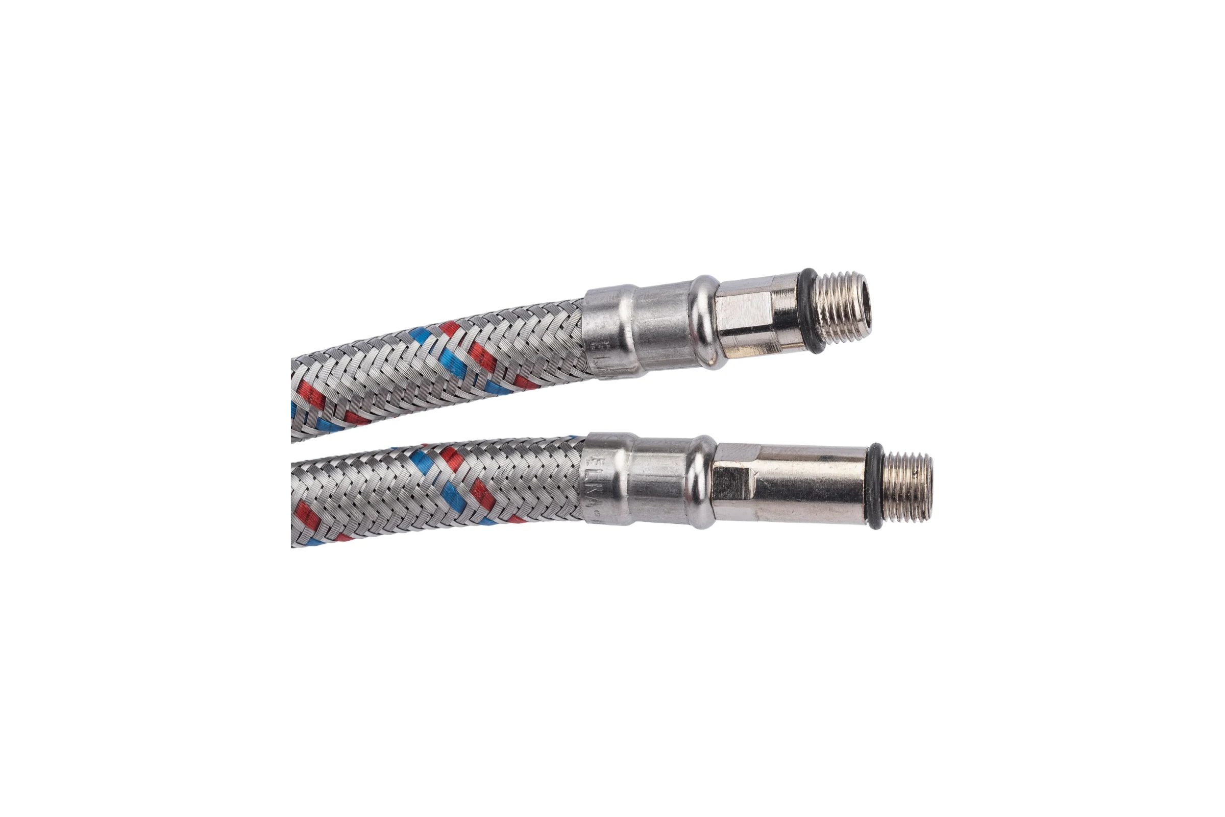 Гибкая подводка для смесителя ELKA (оплетка нерж.сталь)1/2", вр/нр м10, 50см (пара) EL.LK.103.31.0050
