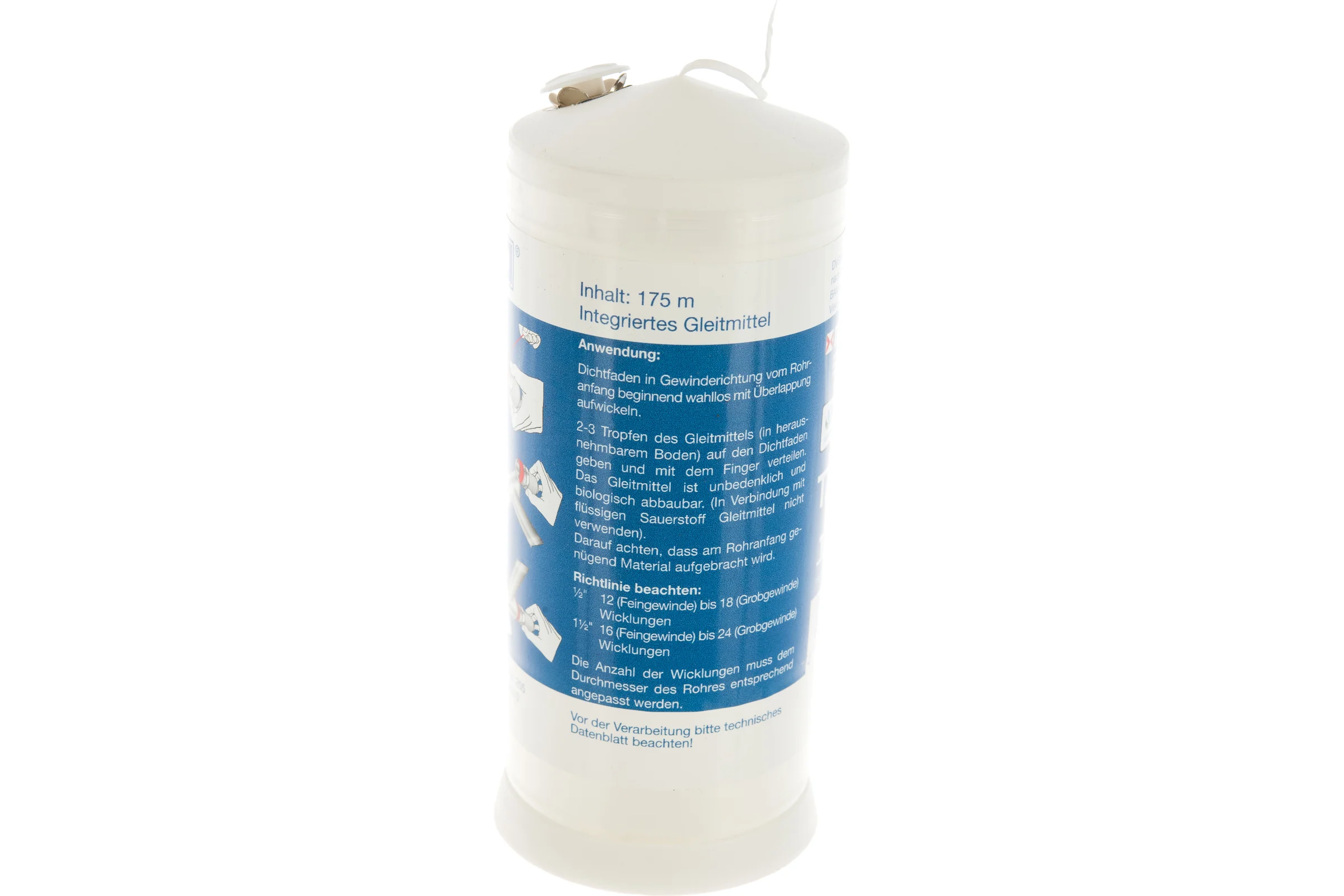 Нить для уплотнения резьбы DF 175 175 м с PTFE WEICON wcn30010175
