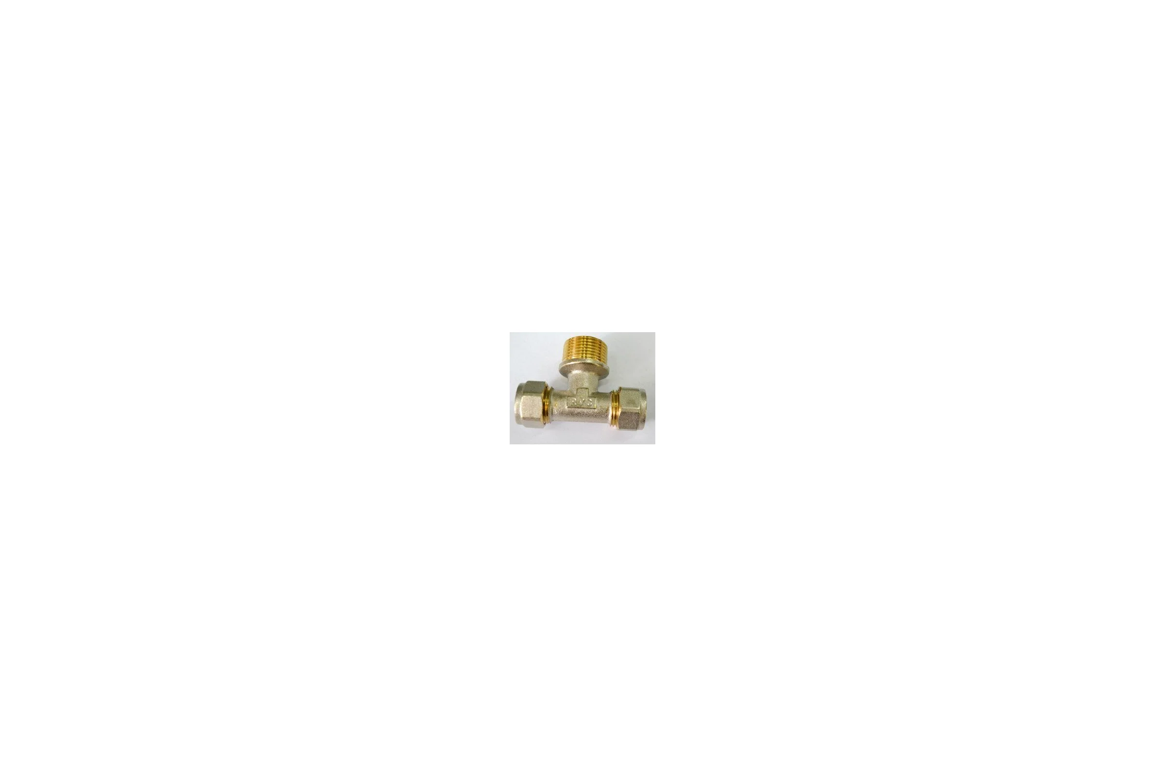МП Тройник Rvc цанга 16x3/4 ш 00721