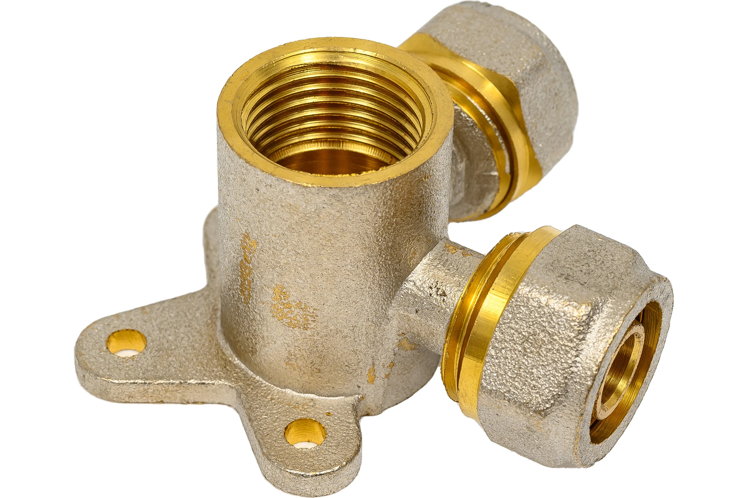 МП Тройник Rvc угловой 16x1/2 гх16 с креплением 00732