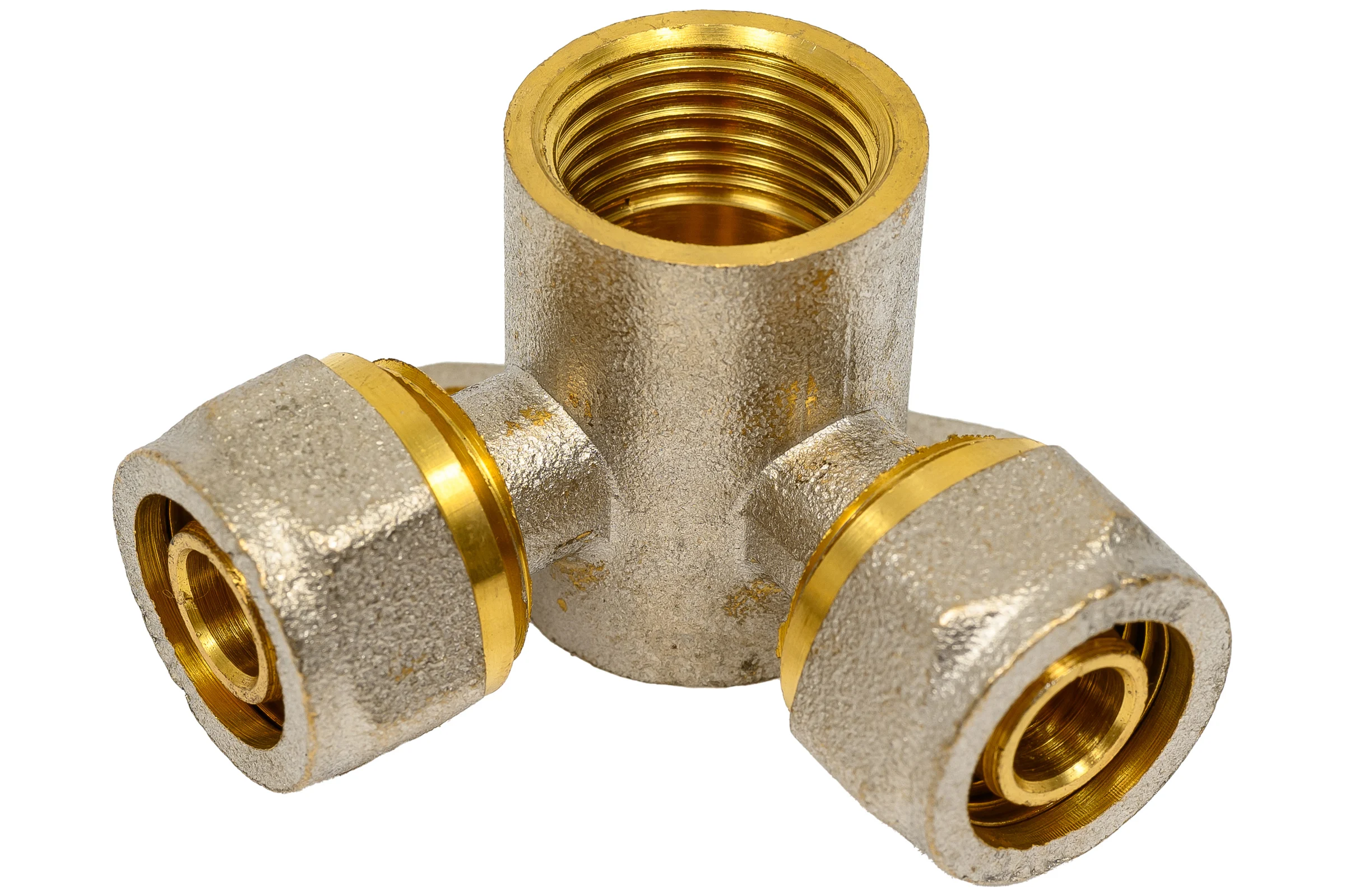 МП Тройник Rvc угловой 16x1/2 гх16 с креплением 00732