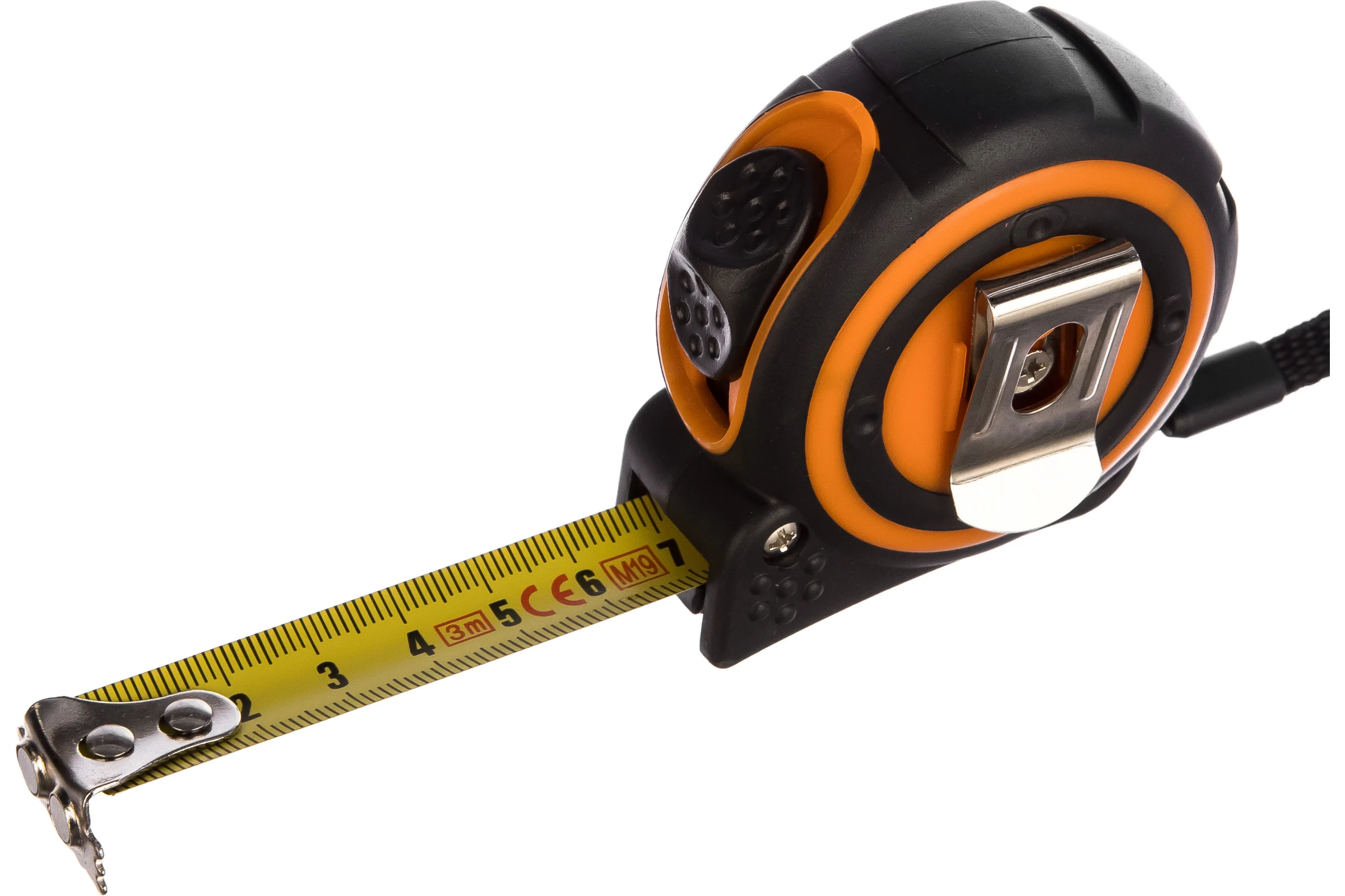 Рулетка NEO Tools двухкомпонентный корпус стальная лента 3 м x 19 мм магнит 67-183